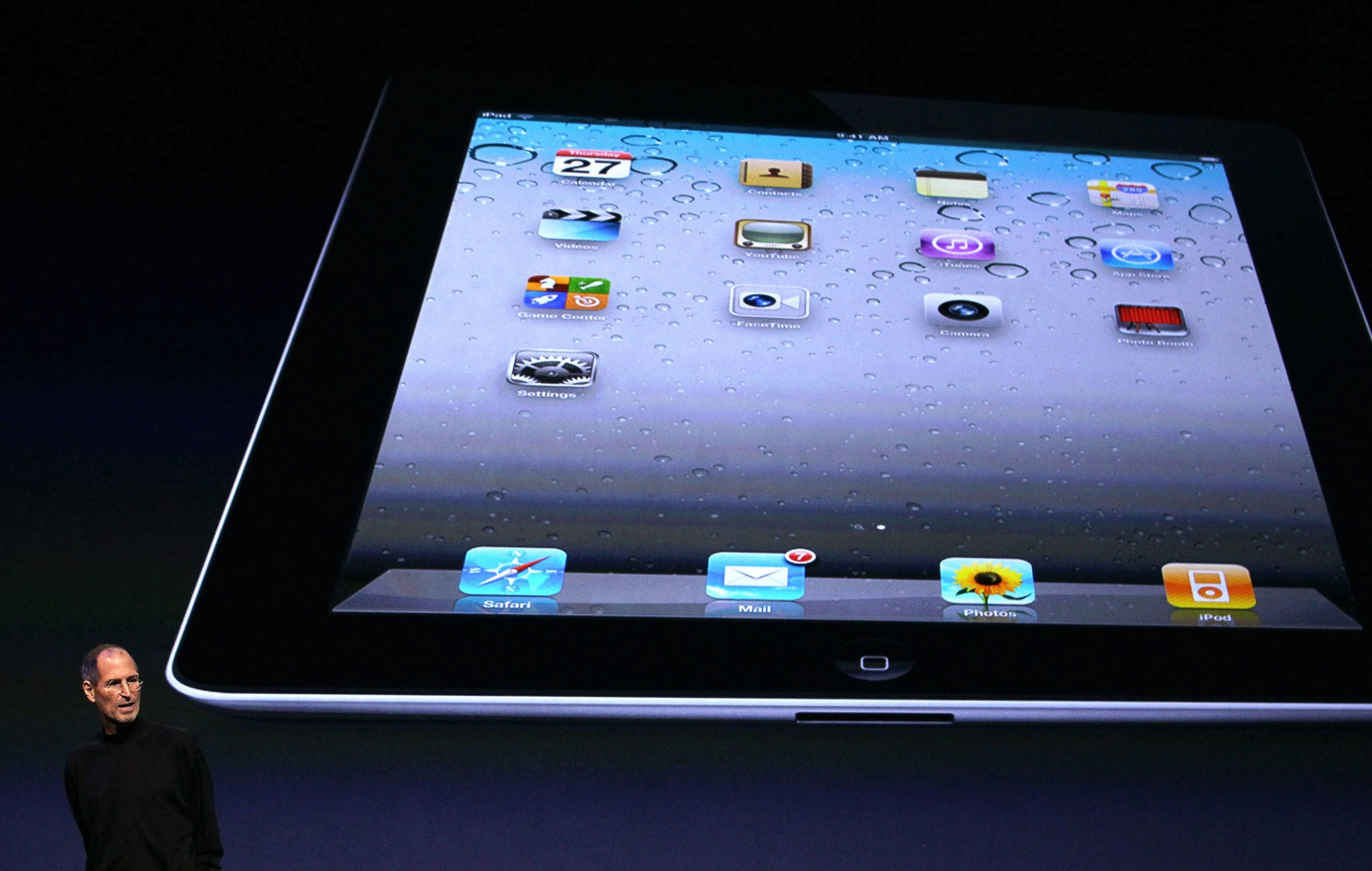 Evolution: Jobs unveiling the iPad 2 in 2011