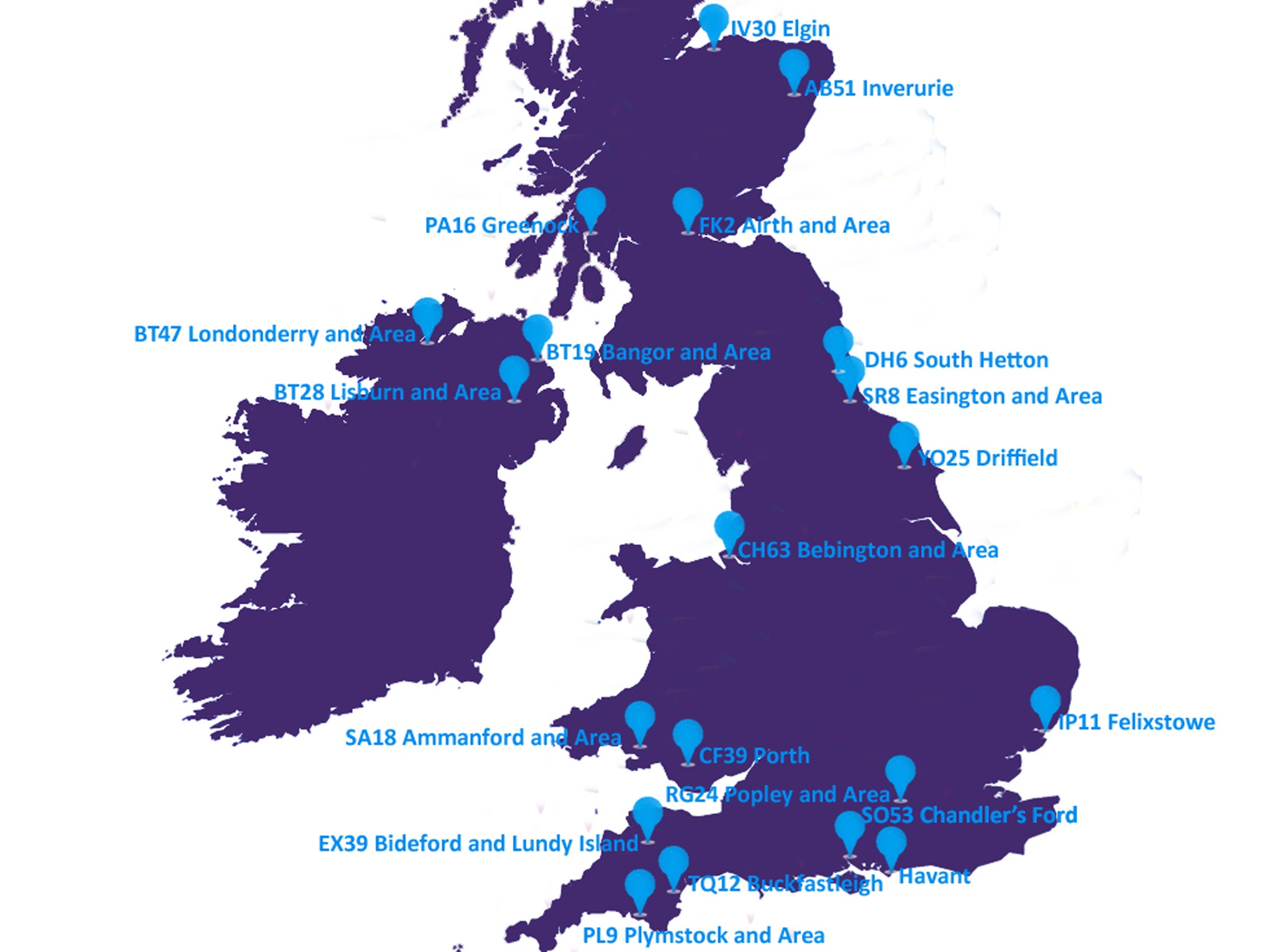 Nine areas of the UK recorded no burglary claims in 2013 according to analysis by MoneySupermarket