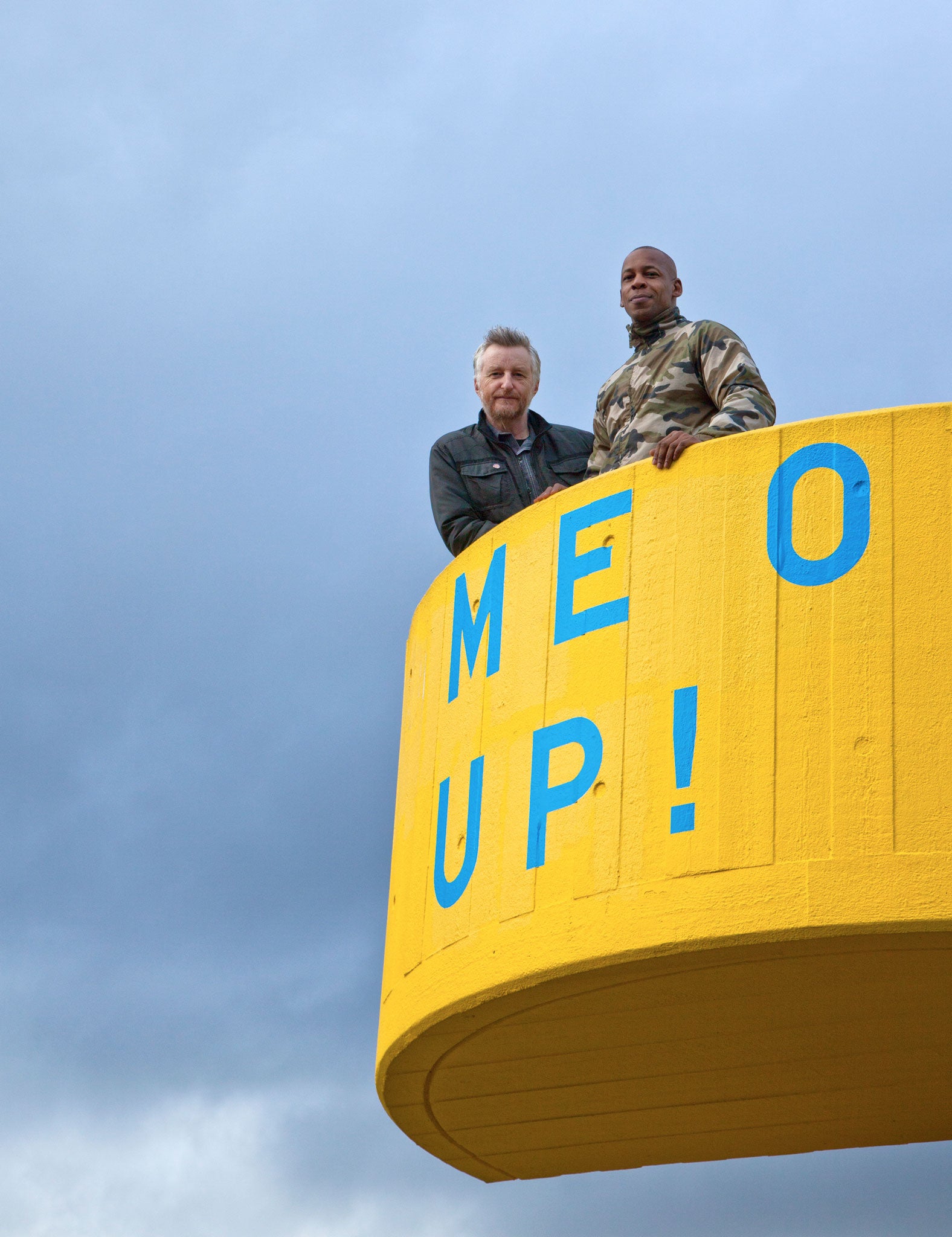 Bragg and Campbell at the Southbank Centre, where they will take part in the Being a Man festival