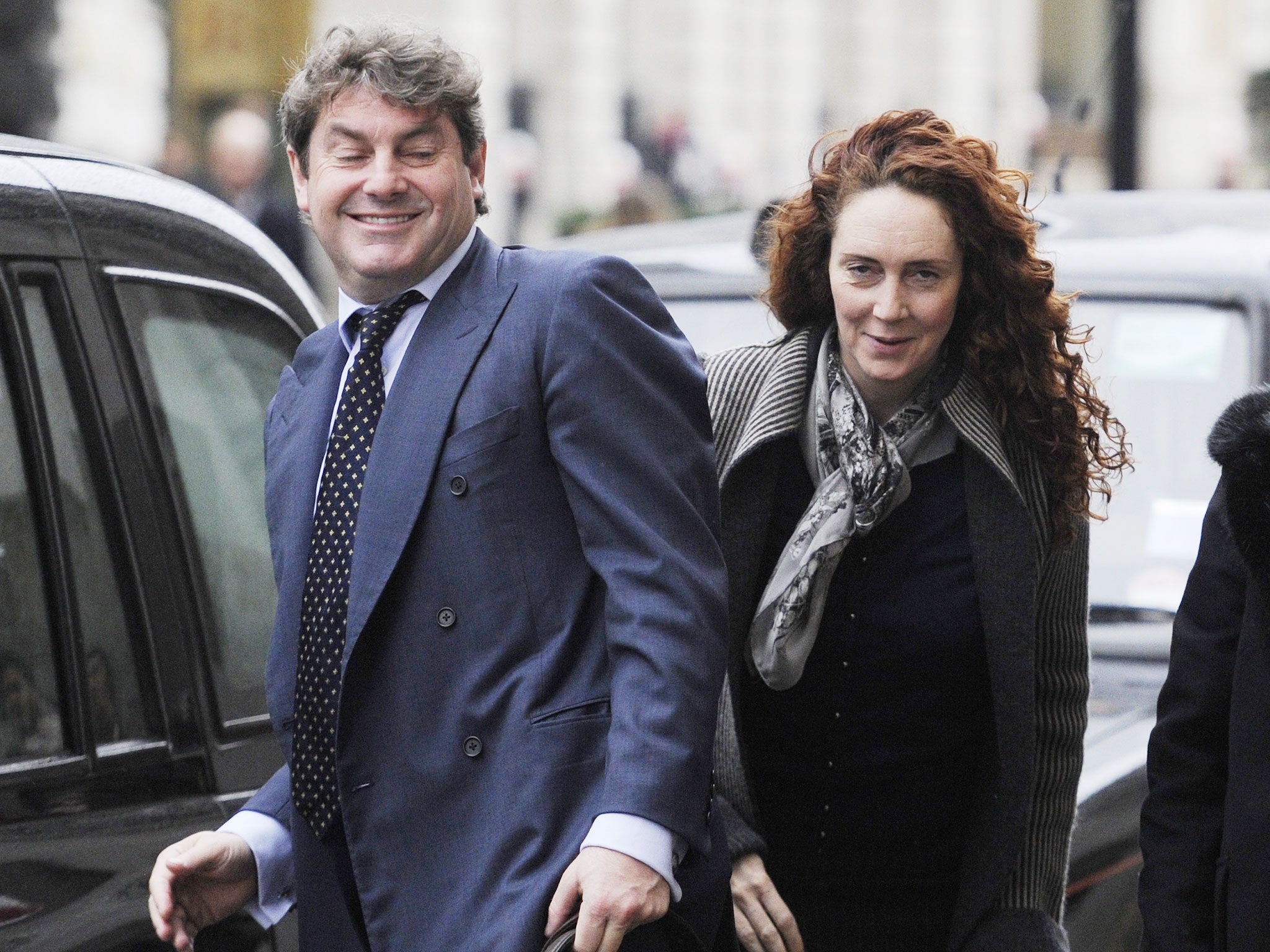 An email exchange in April 2011 between Rebekah Brooks and her husband, Charles Brooks, referred to her losing an iPad