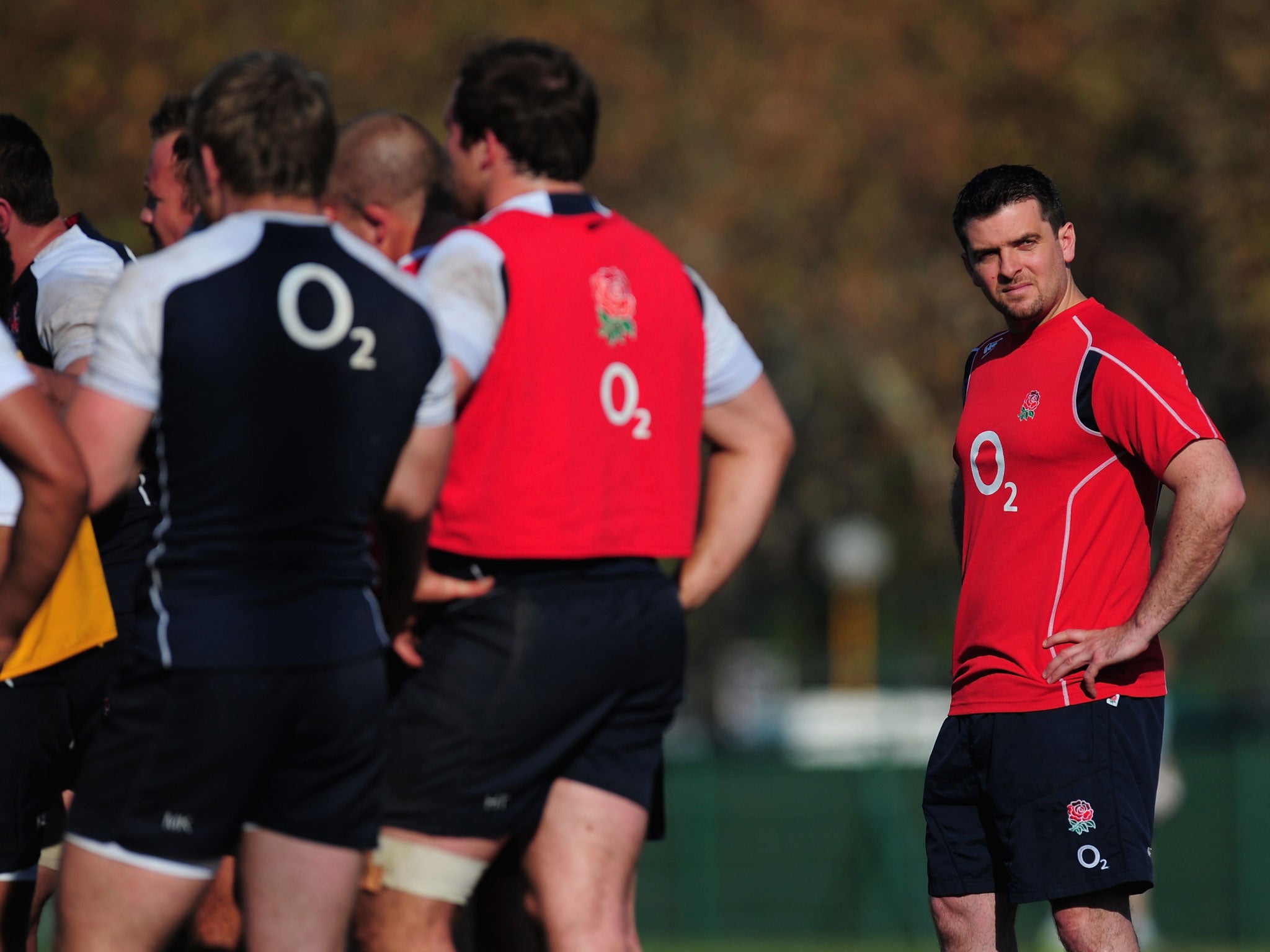 Matt Parker, far right, heads a 16-man team charged with preparing England for the World Cup next year