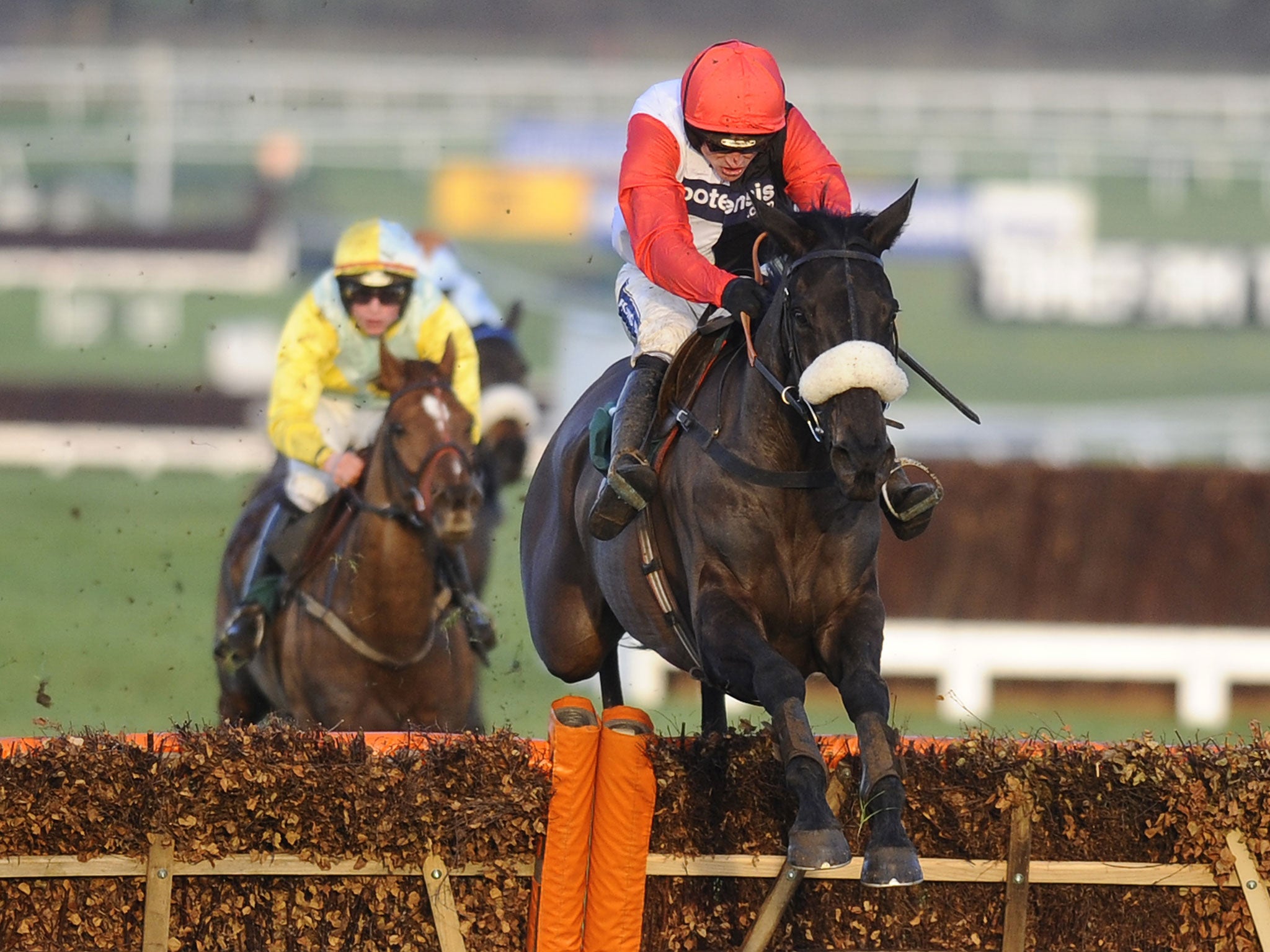 Big Buck's wins in 2012 at Cheltenham, where he returns on Saturday after missing last year