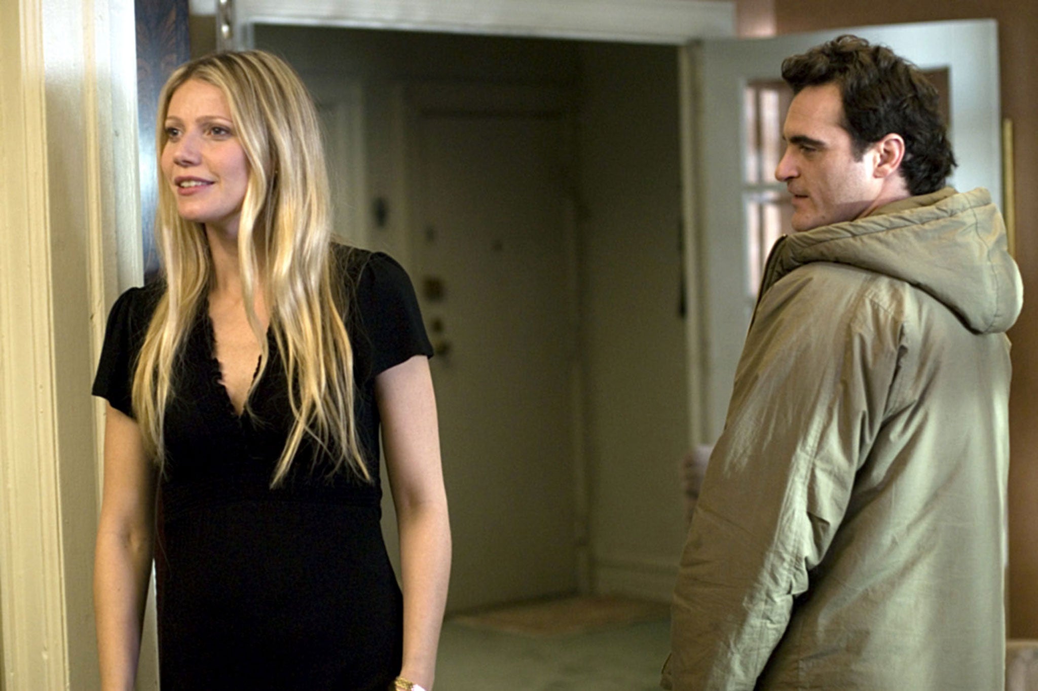 With Gwyneth Paltrow in 'Two Lovers' in 2008, which Phoenix said would be his last film