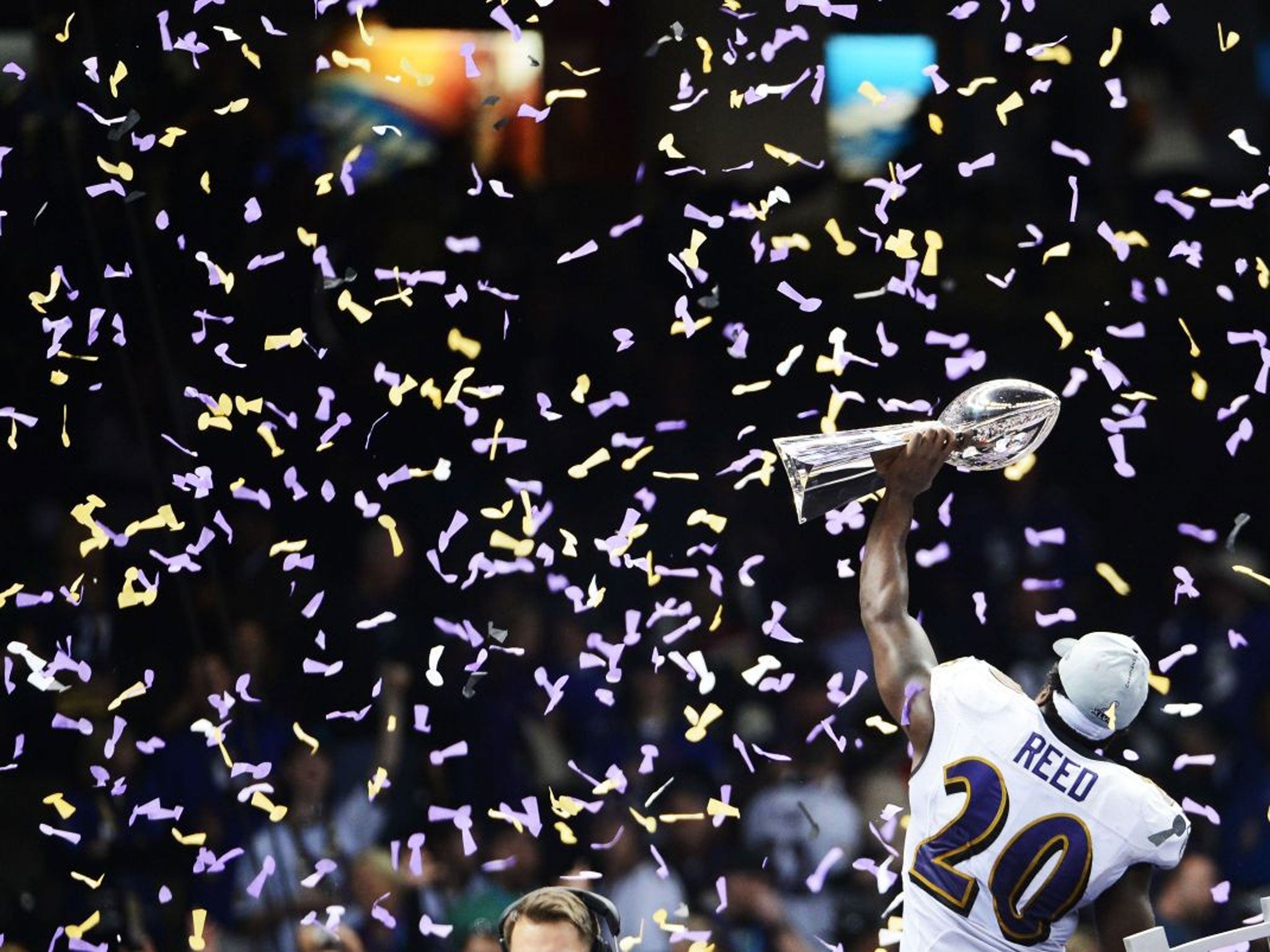 Last year’s Super Bowl winners Baltimore Ravens