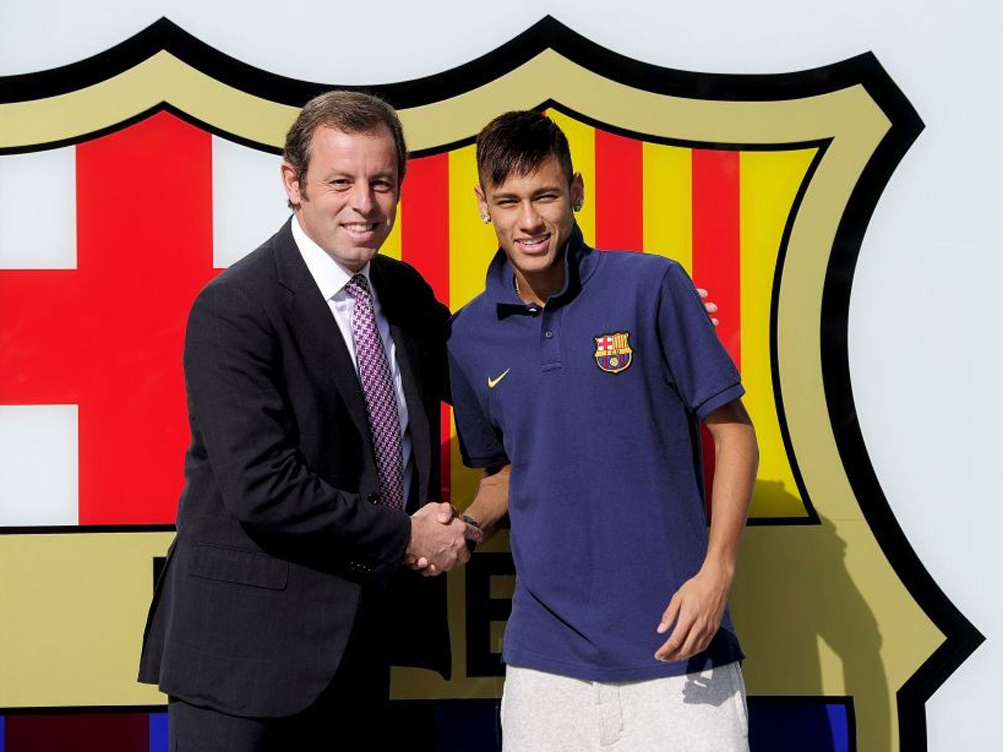 Family mattters: Sandro Rosell and Neymar