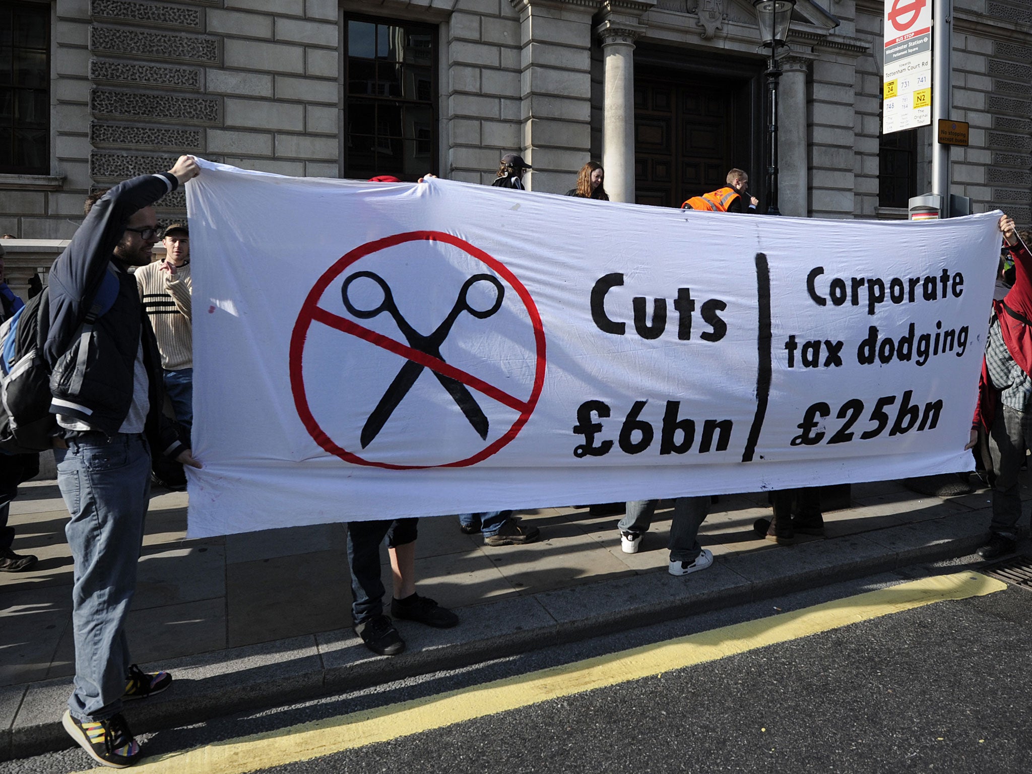 An all-out campaign to recoup the £25bn worth of tax avoided by the wealthiest each year, clamping down on all possible loopholes with a General Anti-Tax Avoidance Bill, as well as booting out the accountancy firms from the Treasury who help draw up tax l