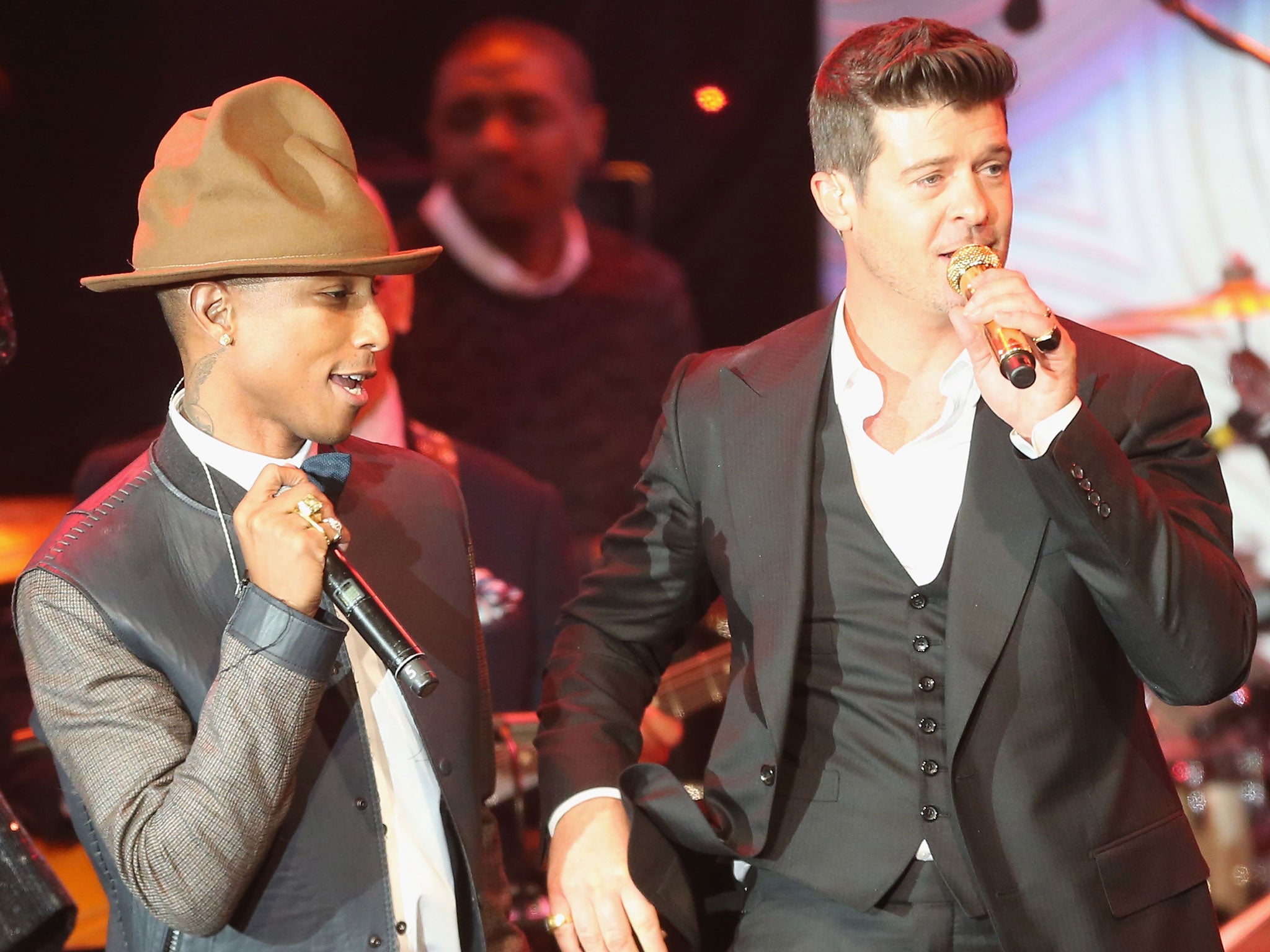 Pharrell Williams and Robin Thicke