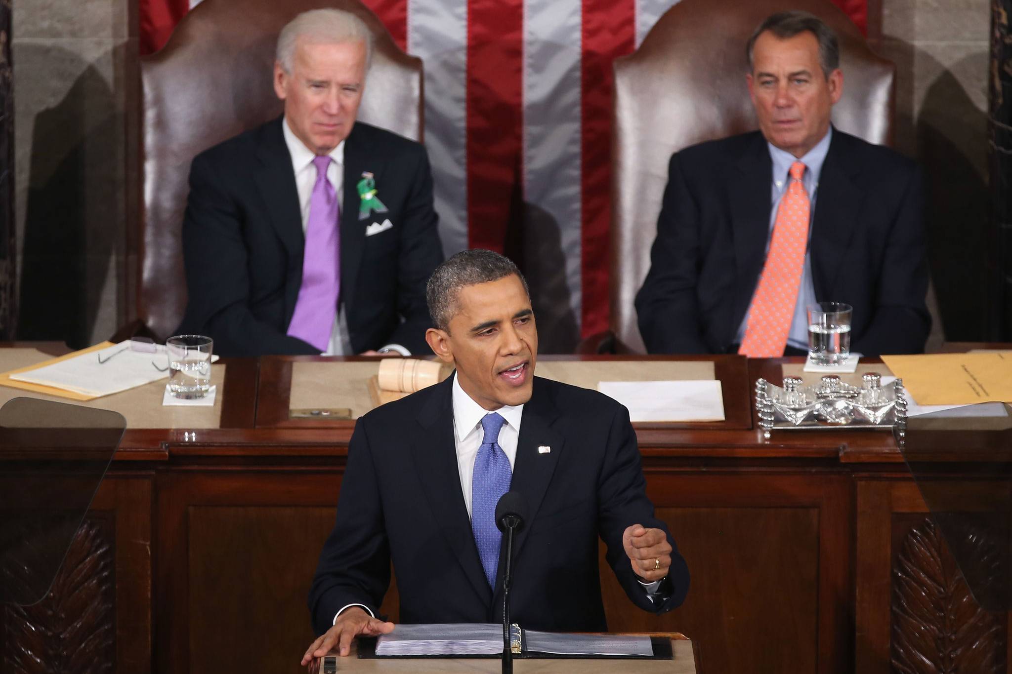 Obama delivering his State of the Union speech last year. This year, the president will need to prove he still has what it takes to push his agenda through