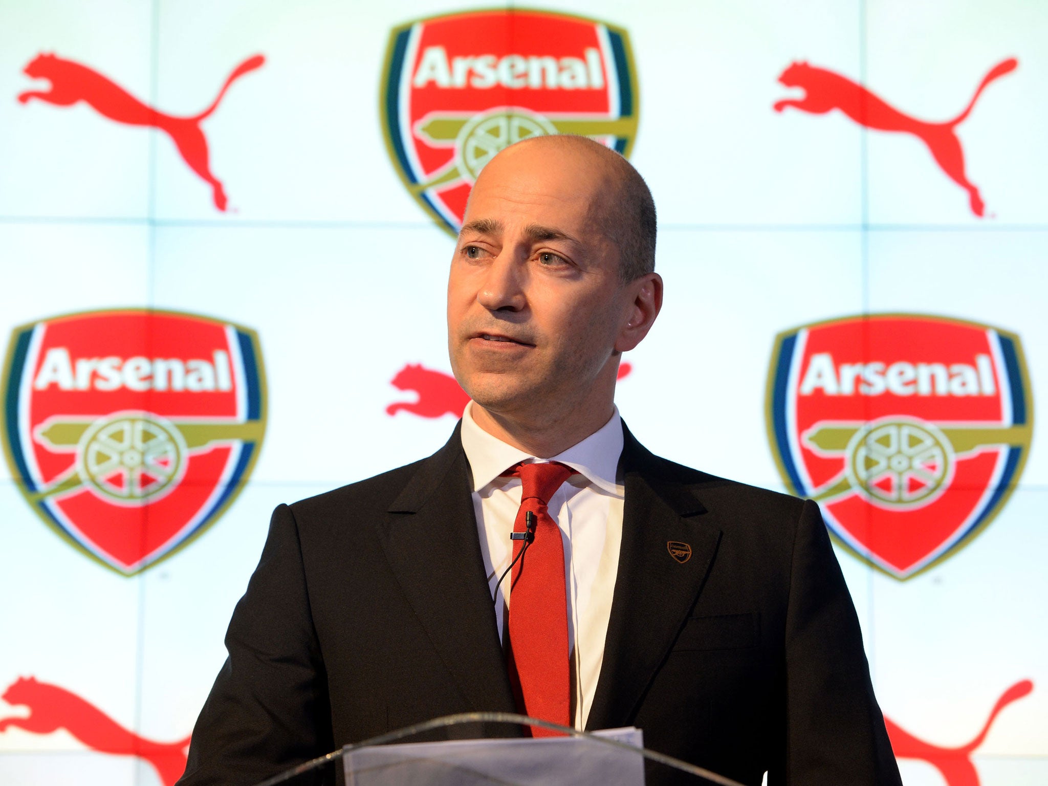 Arsenal's chief executive Ivan Gazidis will not be given seat on the board