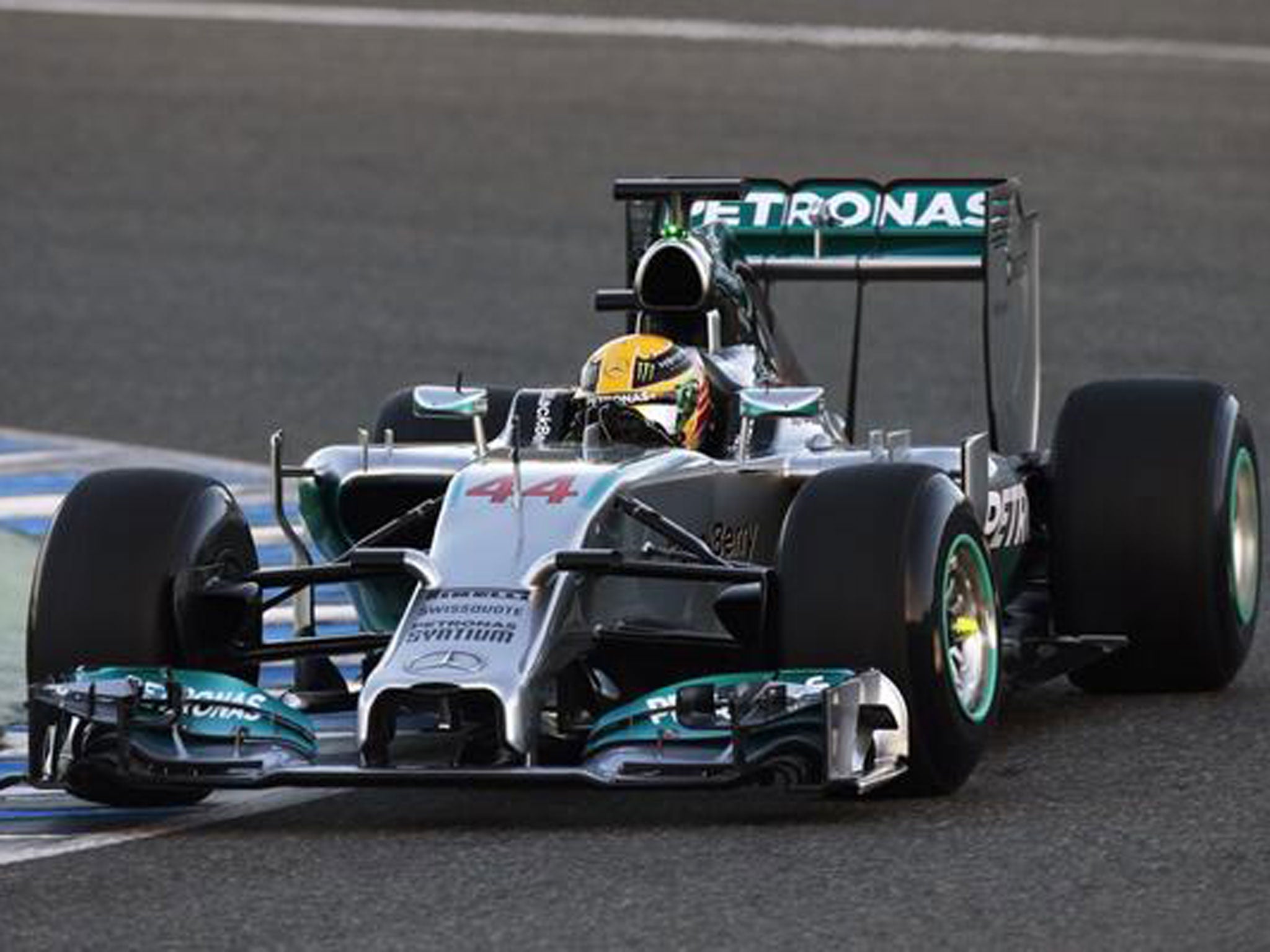 The 2014 Mercedes W05sup