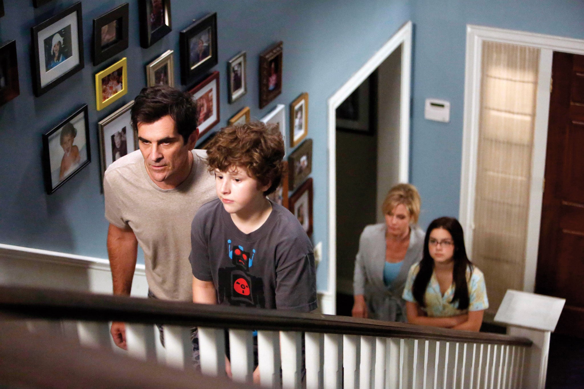 Universal appeal: Ty Burrell in series four of 'Modern Family'