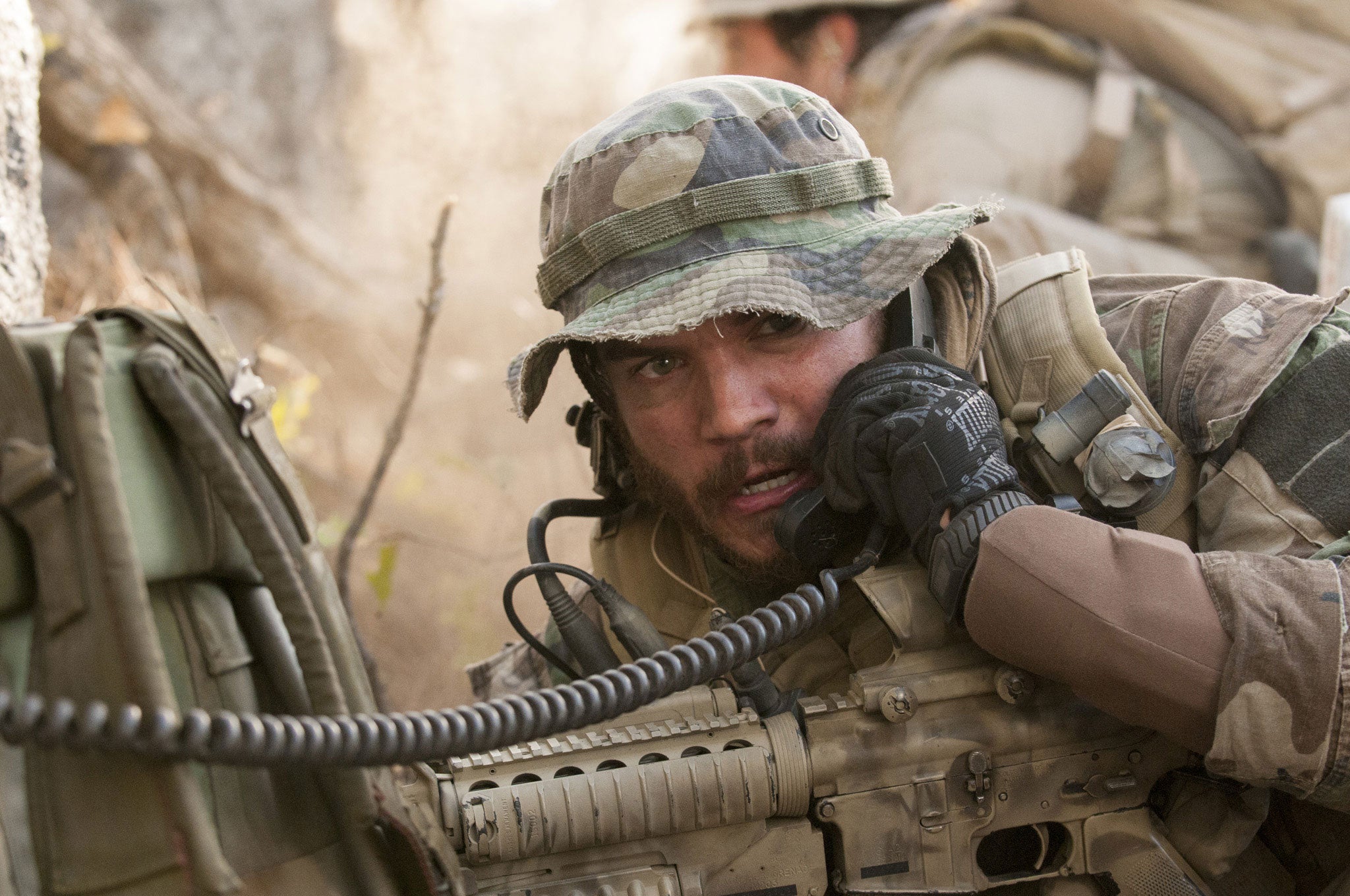 A scene from Afghan war film 'Lone Survivor'