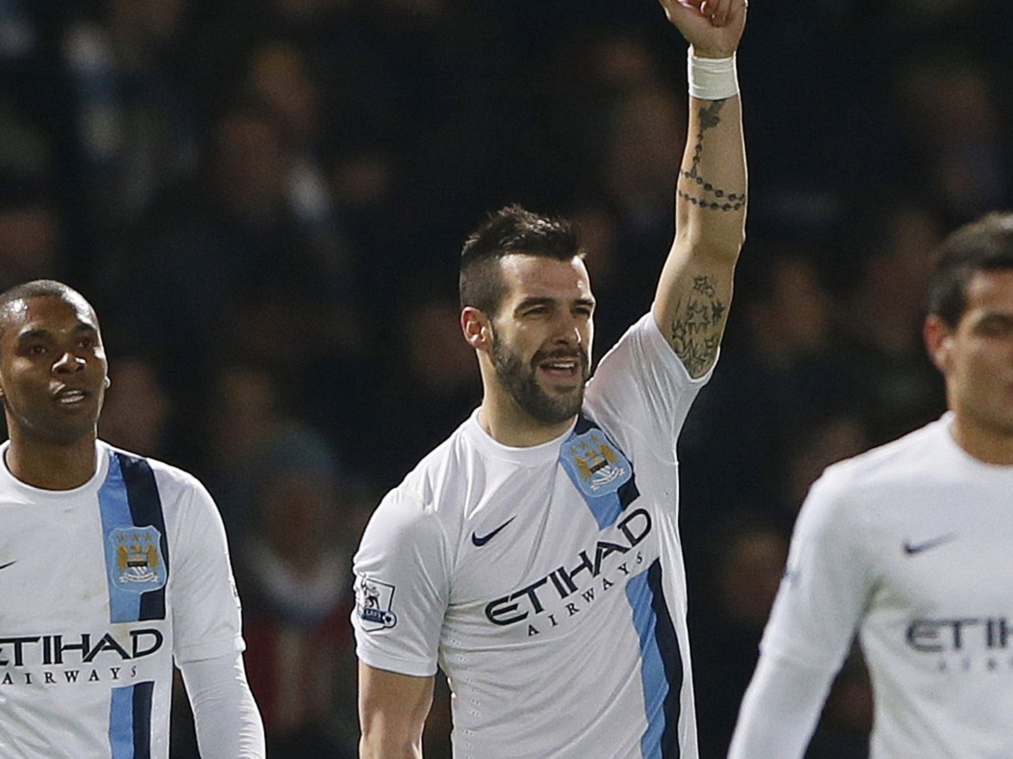 Alvaro Negredo has formed part of City's irresistible attack, yielding 115 goals this season