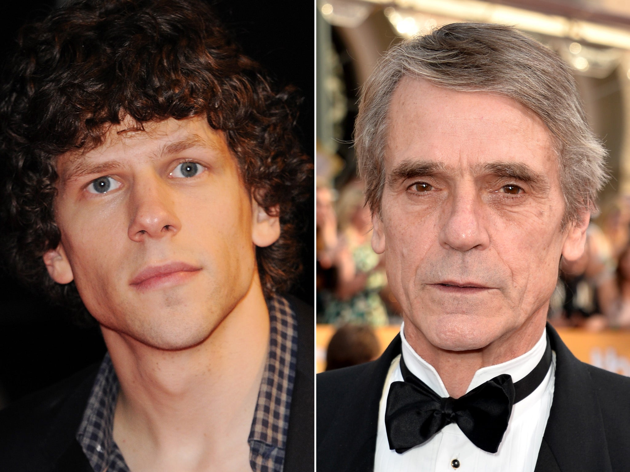 Jesse Eisenberg is not known for playing villains, and while Irons has played a few, here he will be called upon for loyalty and gravitas as Alfred the butler