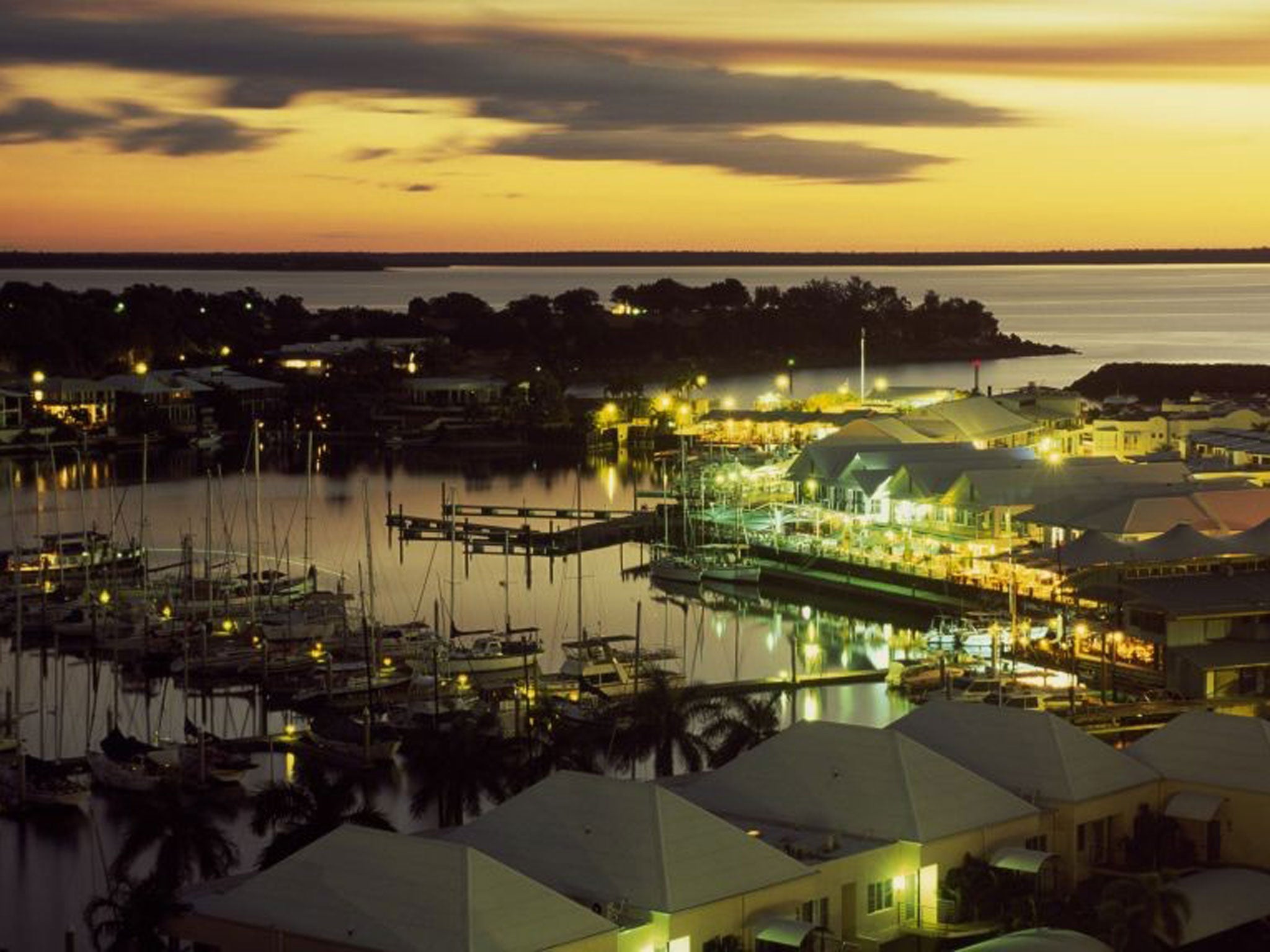 In the dock: Darwin harbour