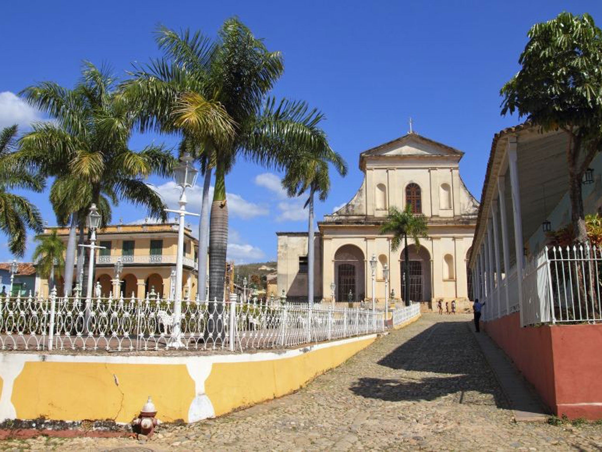 Party face: Trinidad is being spruced up