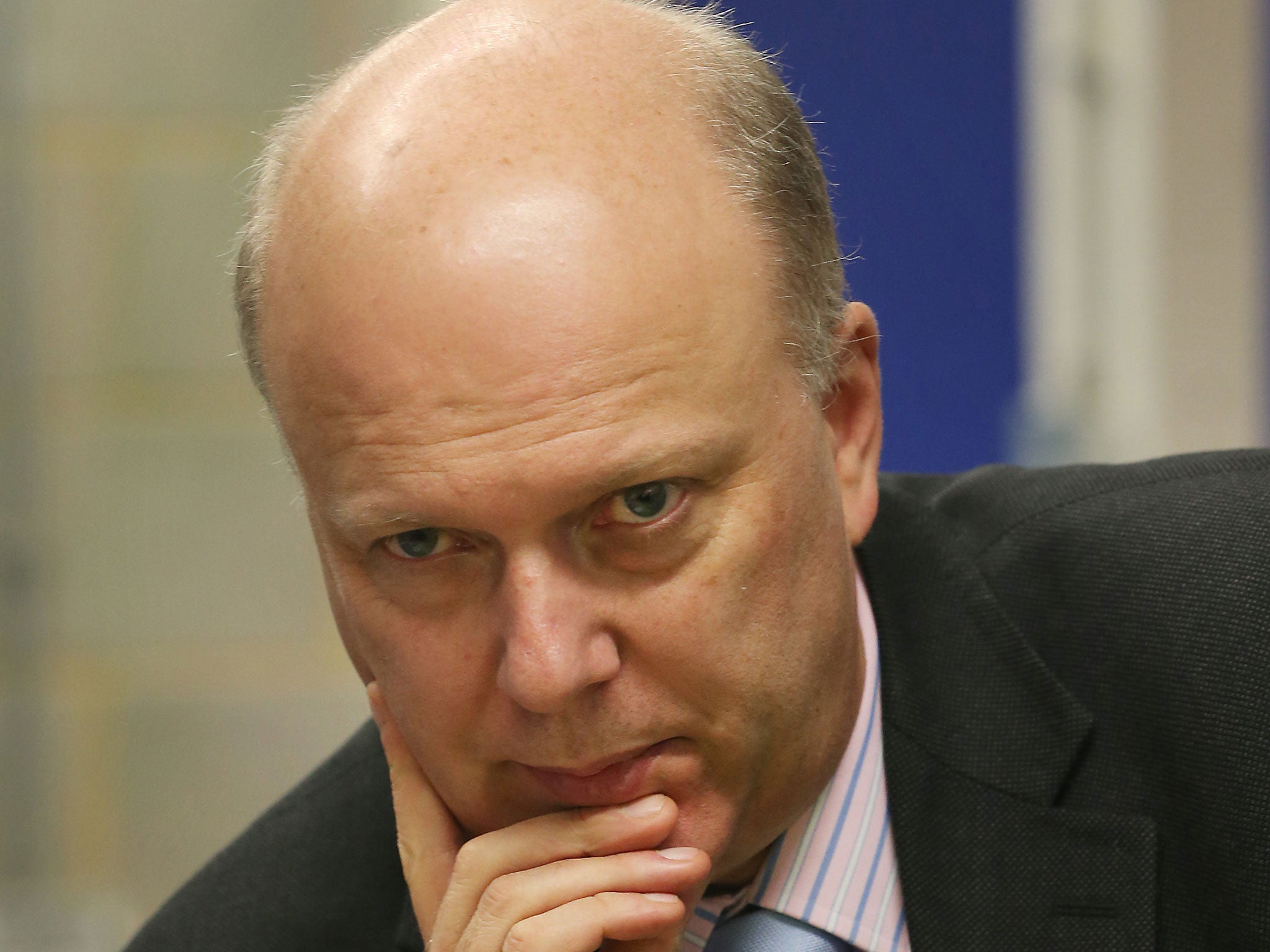 Under pressure: the Justice Secretary, Chris Grayling (Getty)