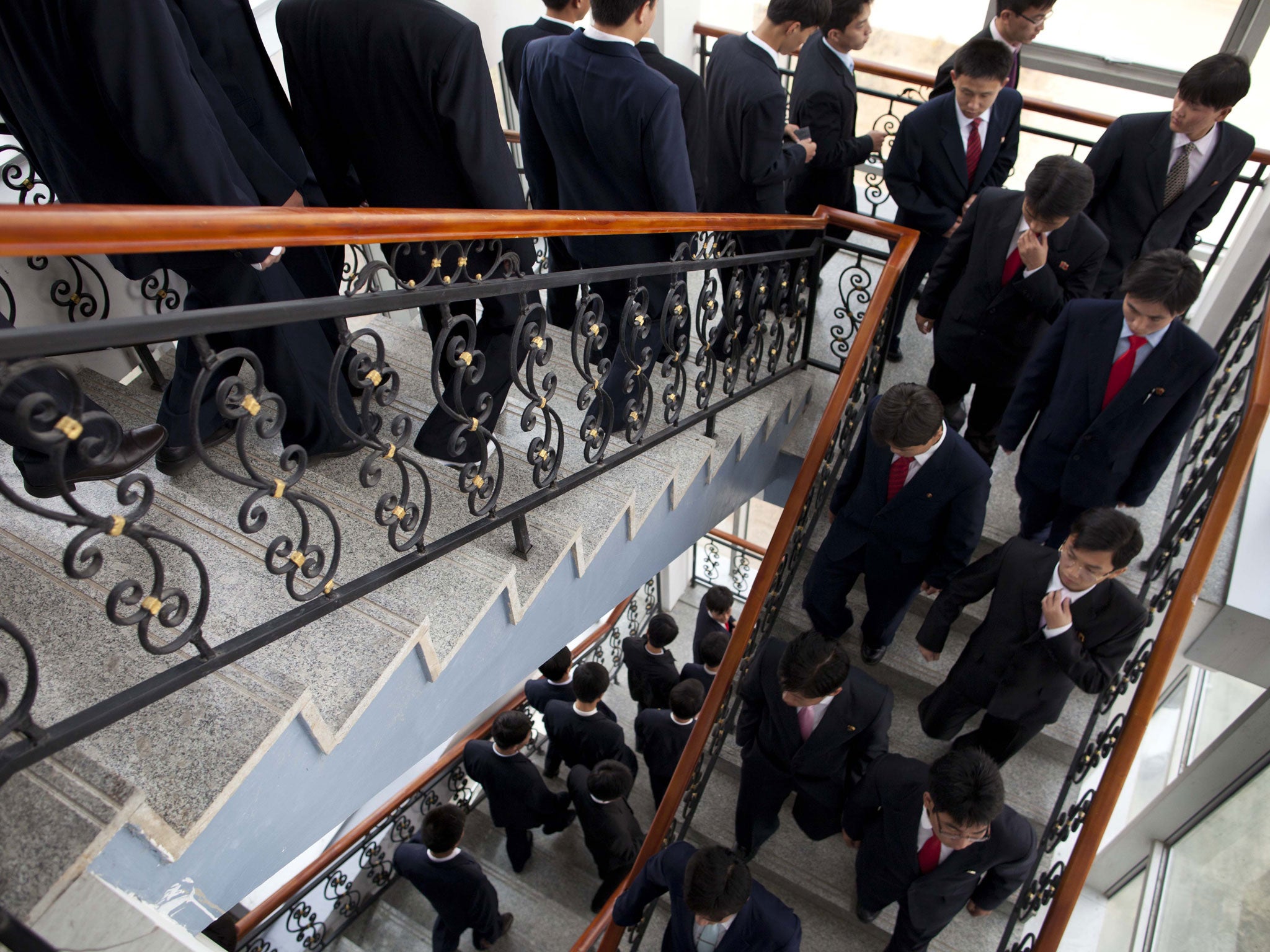 Around 500 students attend the all-male Pyongyang University of Science and Technology