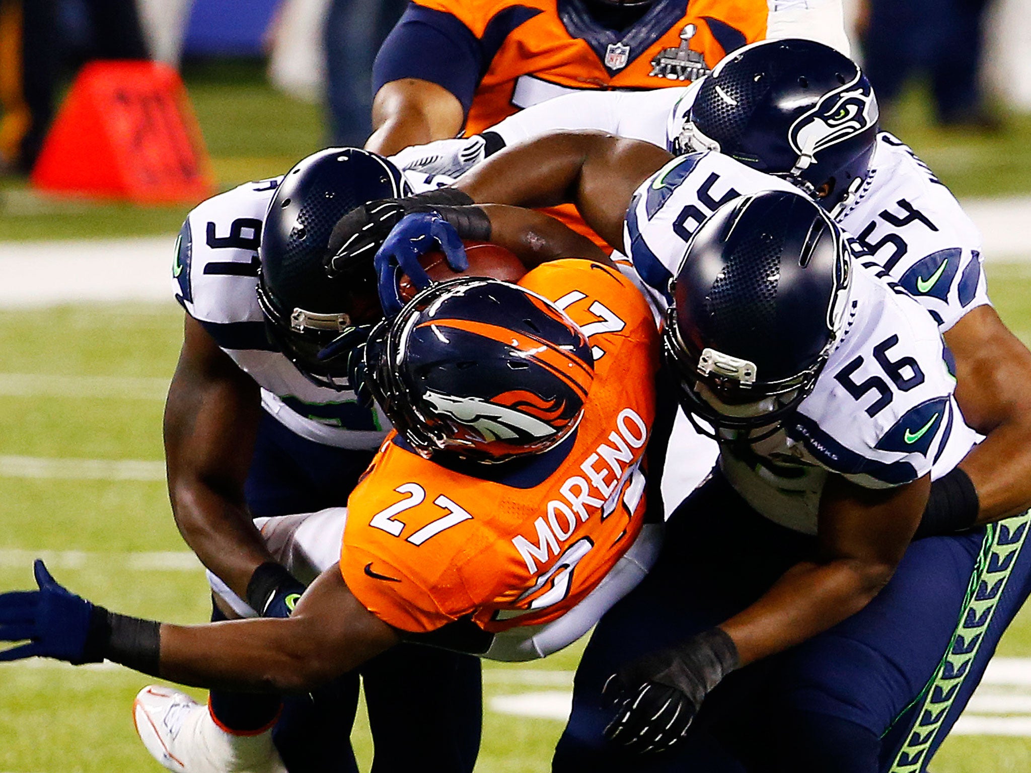 The Seattle Seahawks dominated the Denver Broncos offence to win the Super Bowl