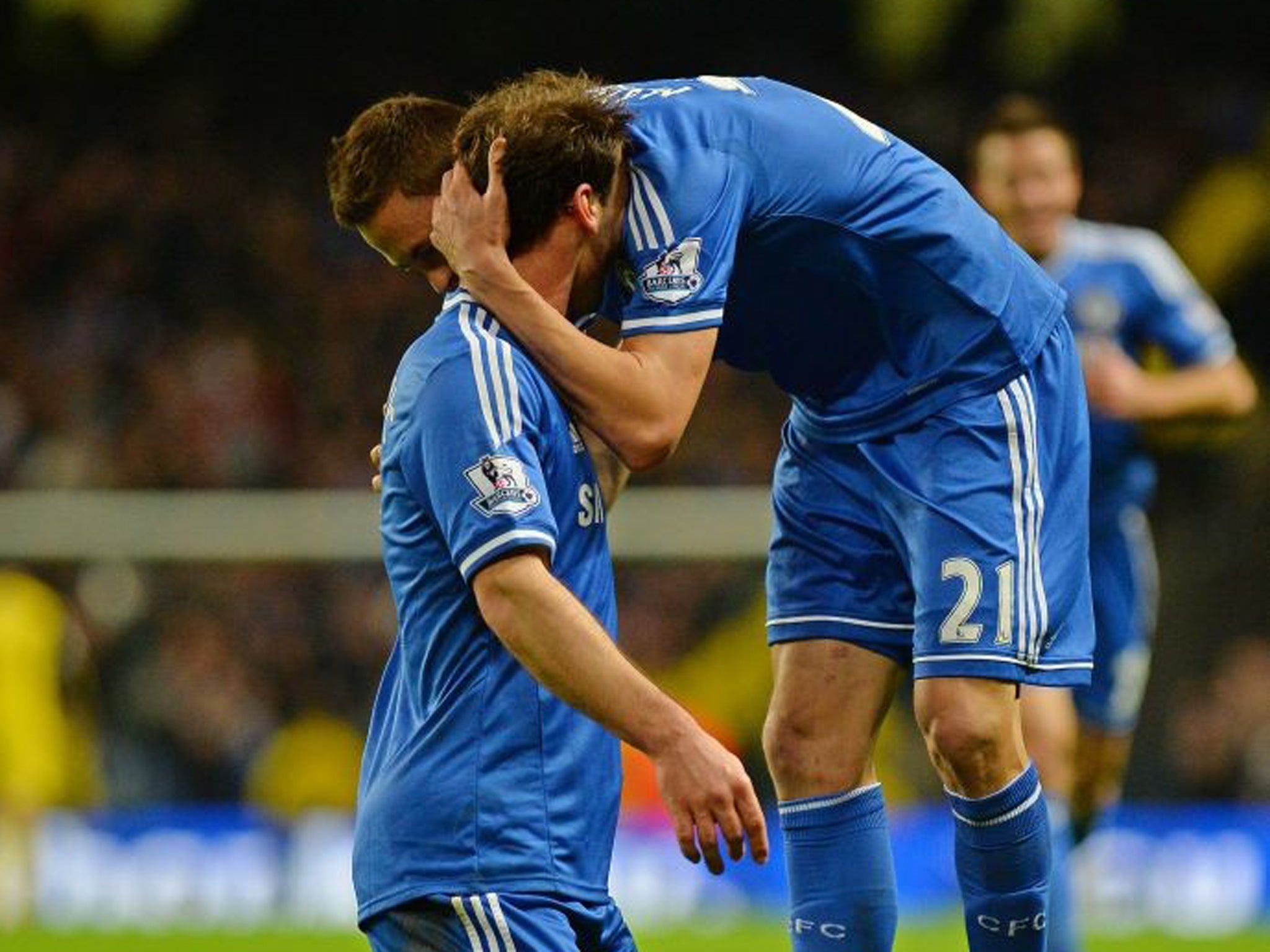 Chelsea's Serbian defender Branislav Ivanovic