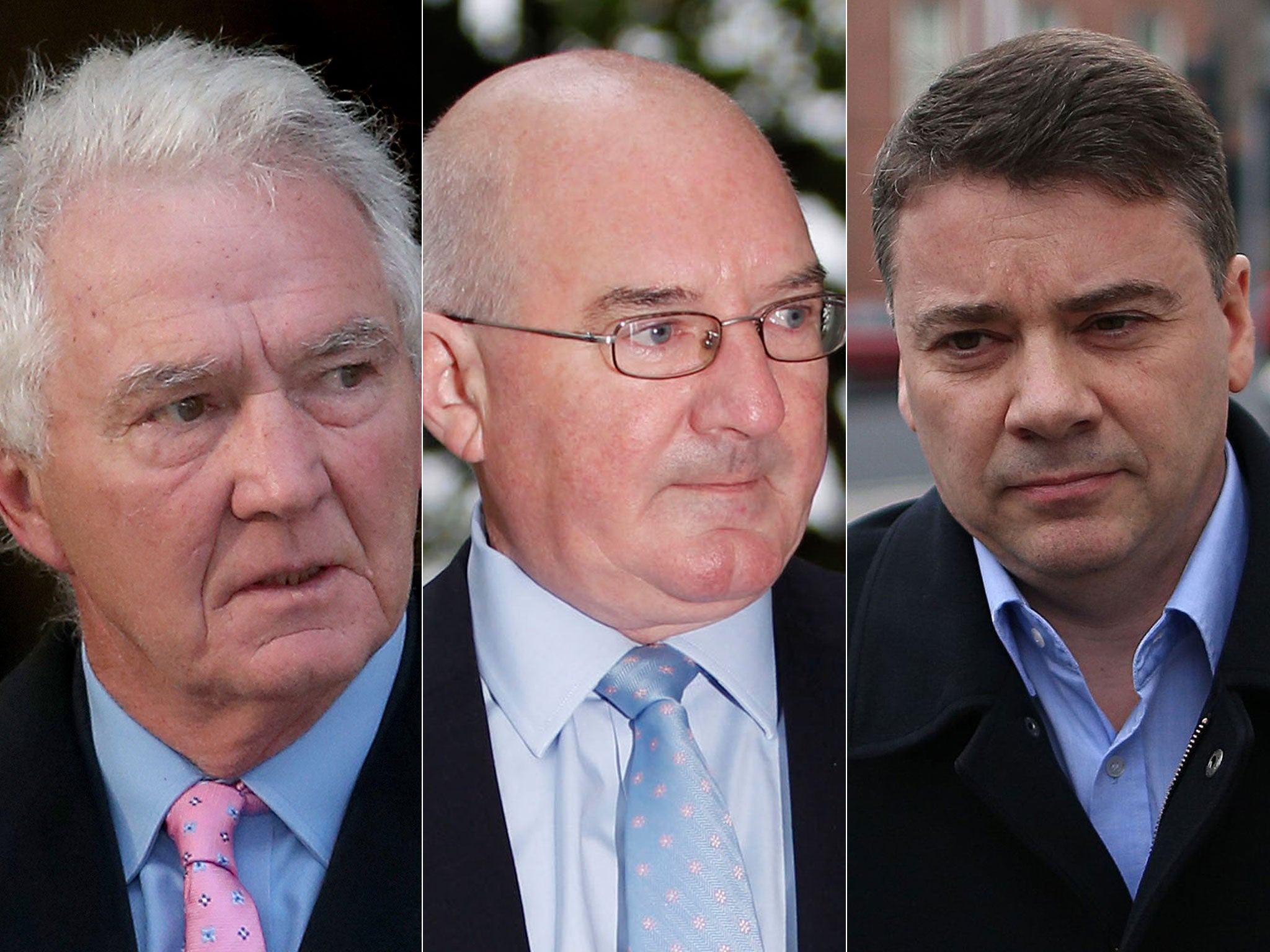 Facing trial: The accused are former chairman and CEO Sean FitzPatrick, the ex-finance director Willie
McAteer and former chief financial officer Pat Whelan