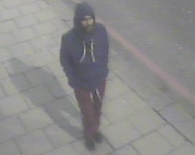 A CCTV still of Robert Fraser, who is wanted by police on suspicion of murder