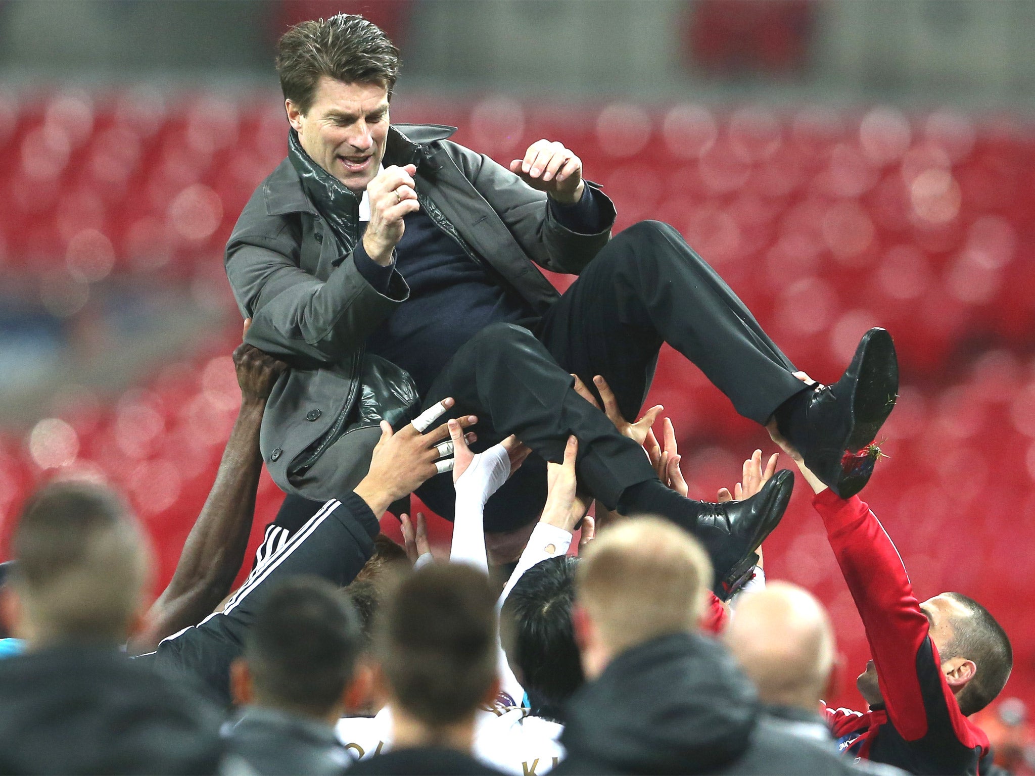 Michael Laudrup led Swansea to Capital One Cup glory last season (Getty)