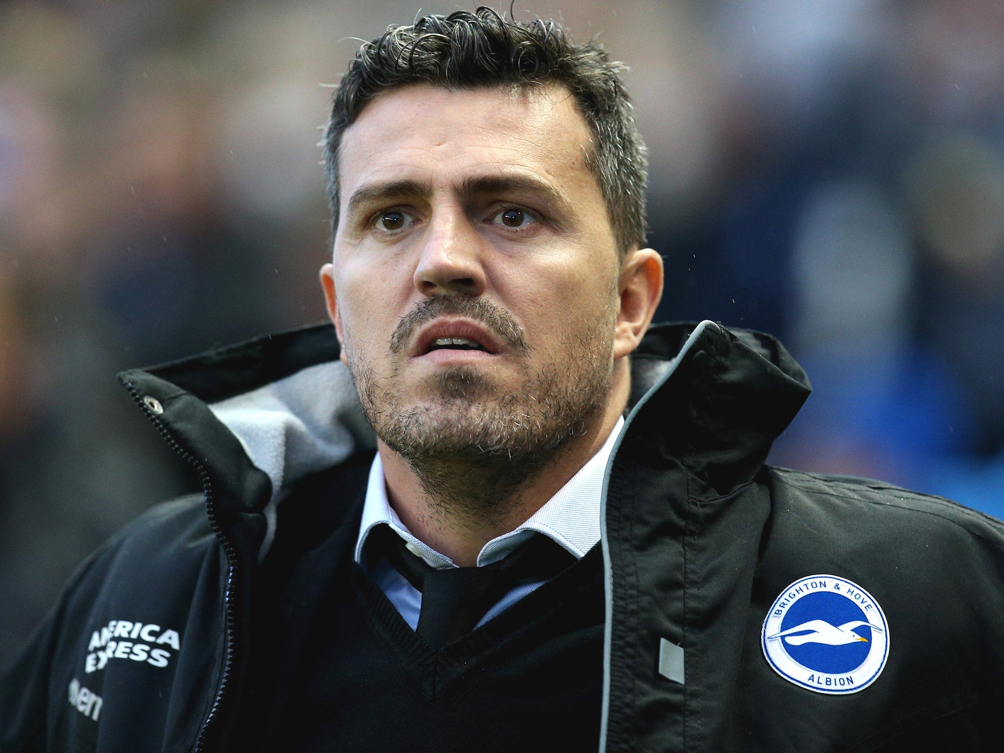 Oscar Garcia joined Brighton last June