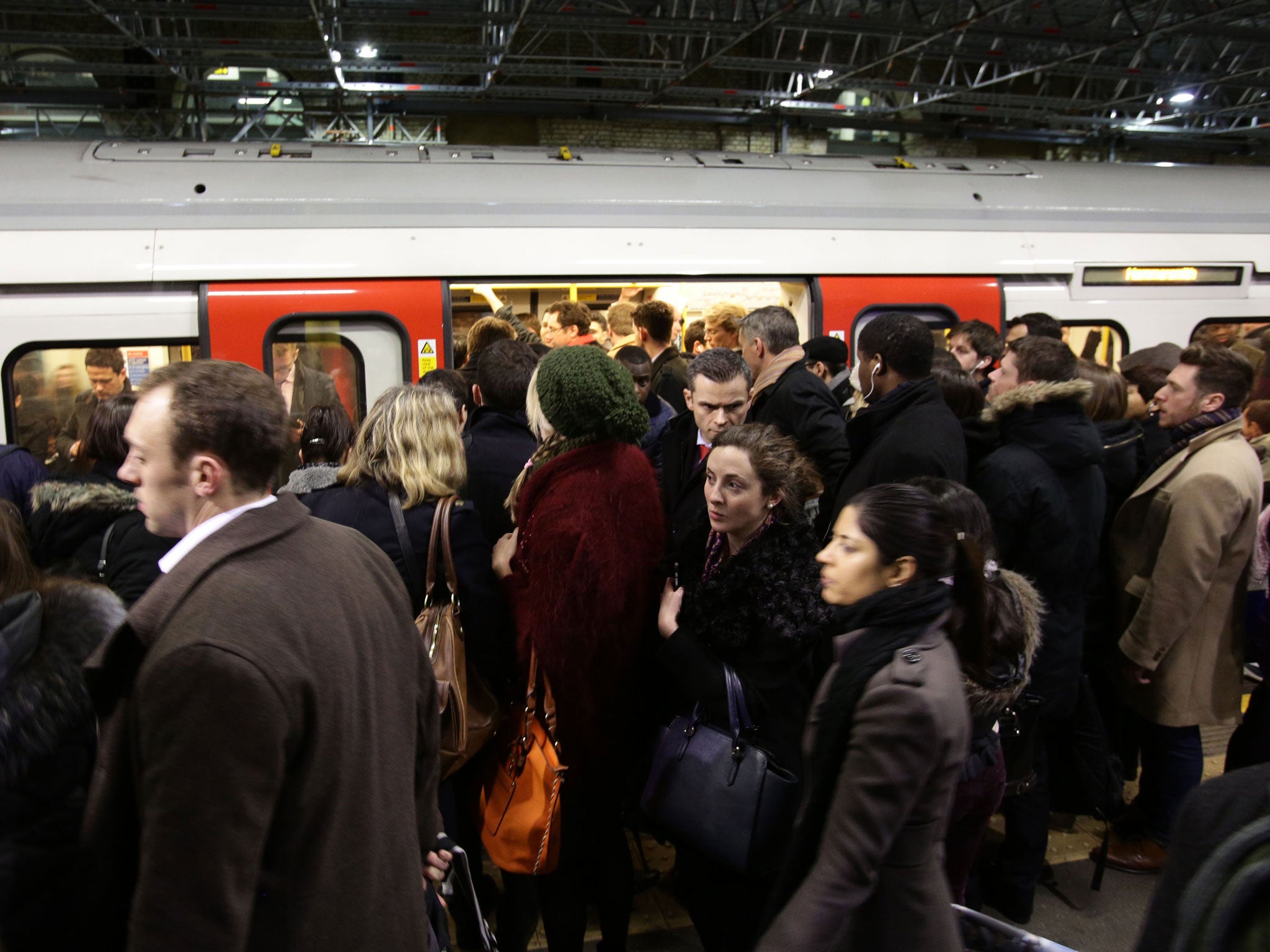 An entire train was taken out of action because of the team's raucous behavior