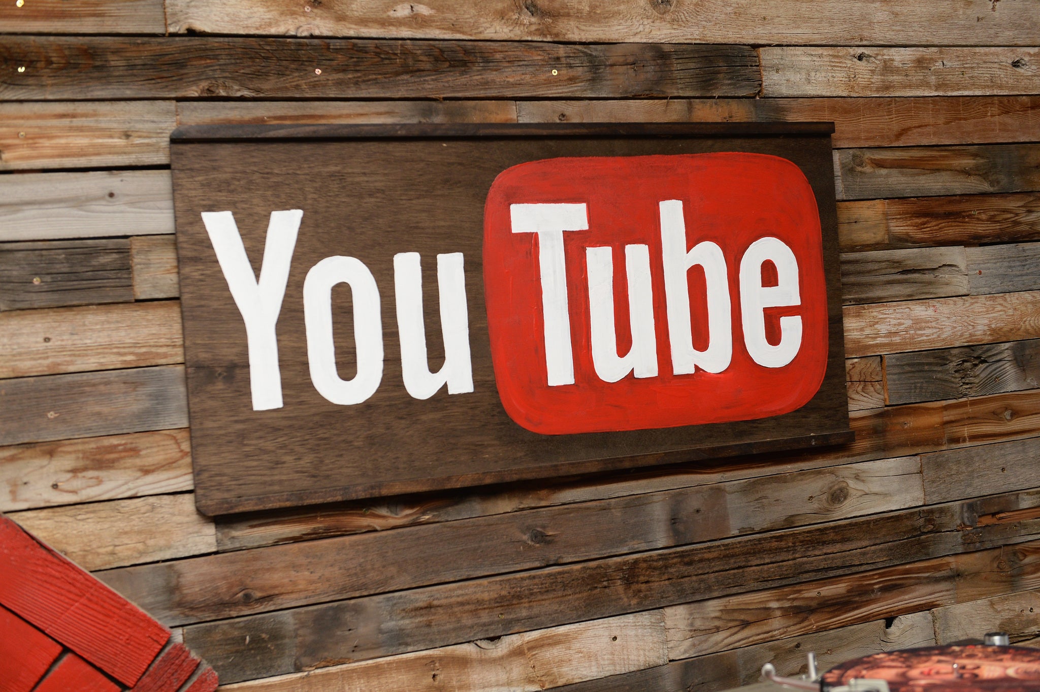 The YouTube logo is seen as the "Dear White People" reception in 2014 Park City.