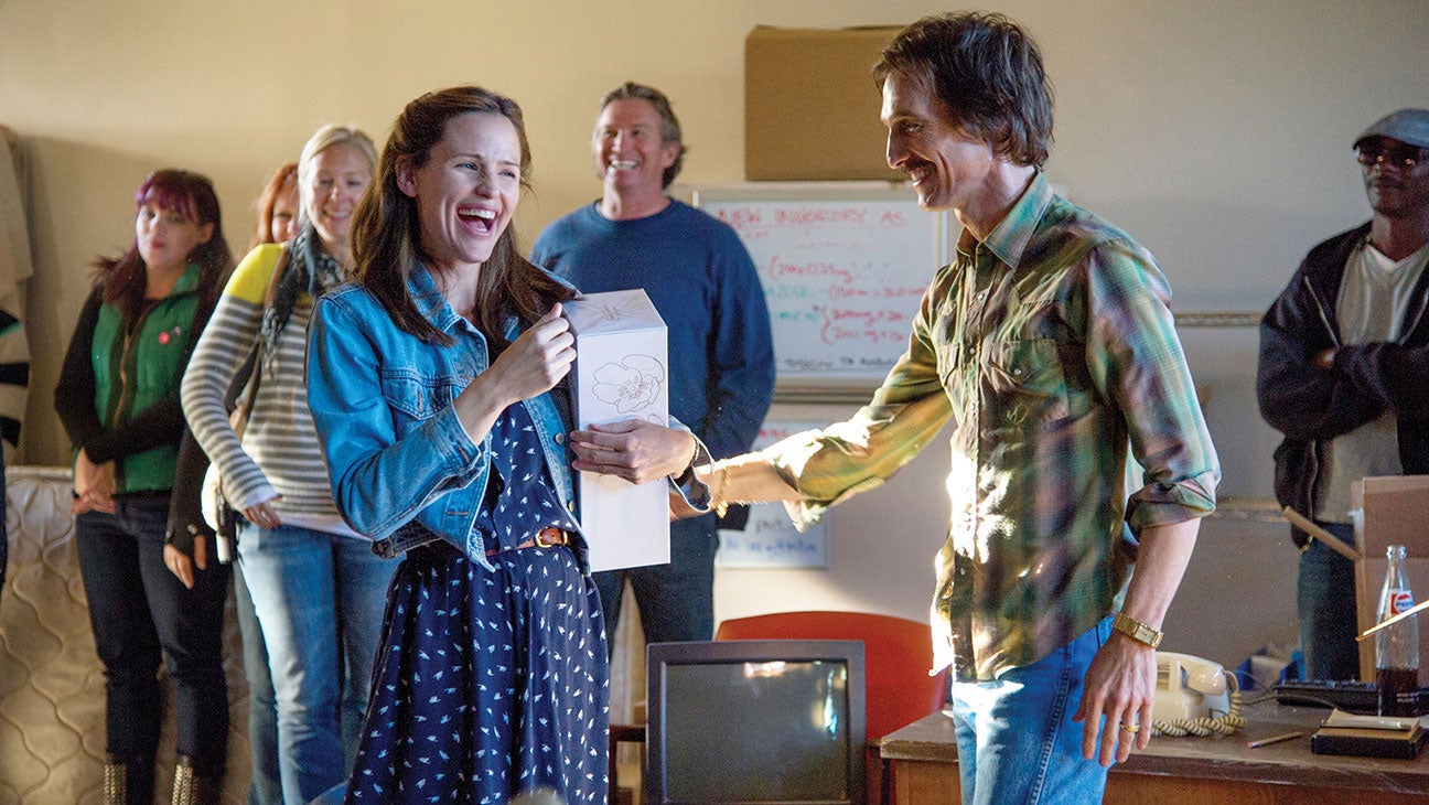 Smuggler: Matthew McConaughey and Jennifer Garner in ‘Dallas Buyers Club’