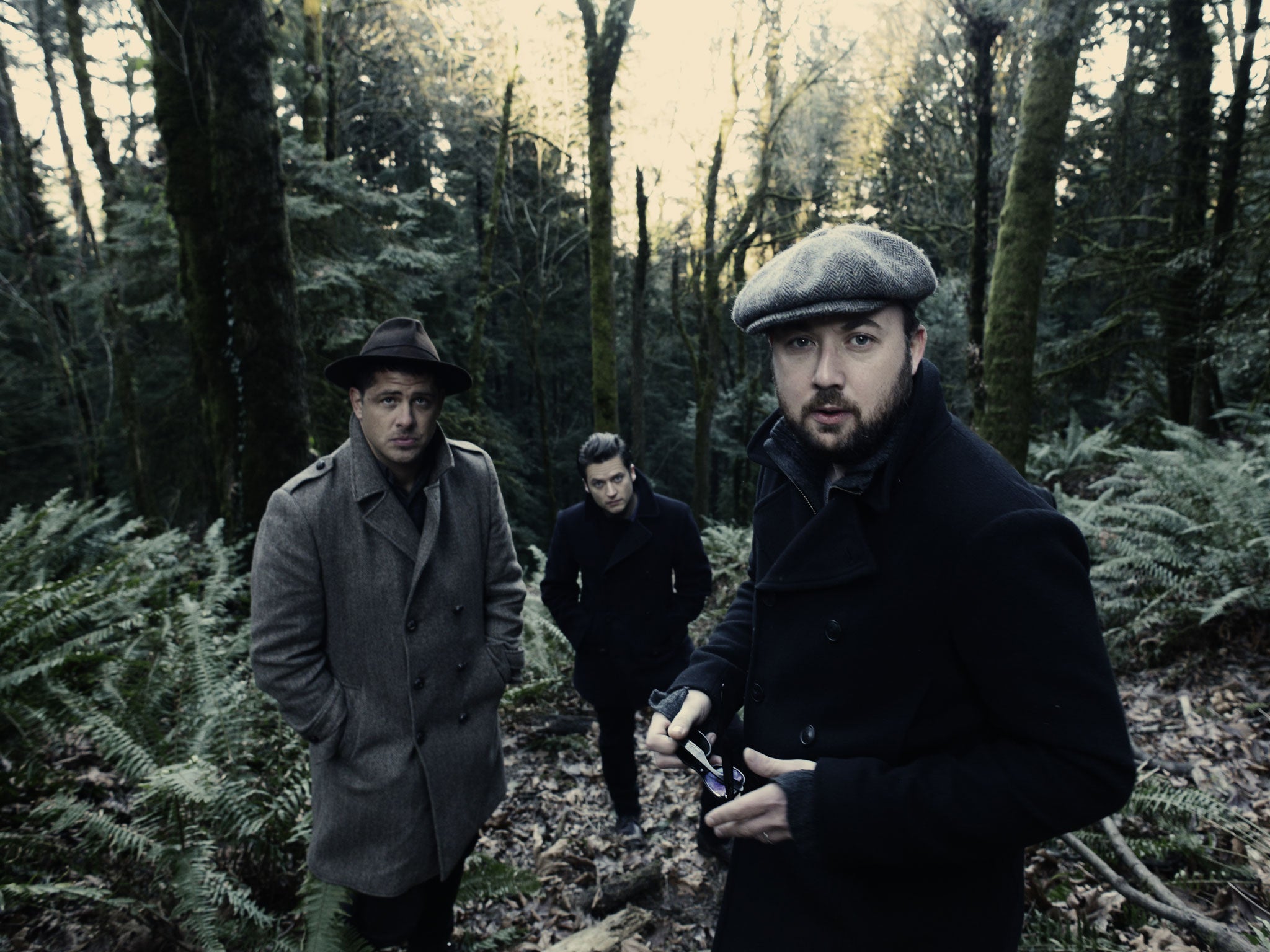 Tree fellas: Billy McCarthy, Eric Sanderson and Rob Allen of Augustines