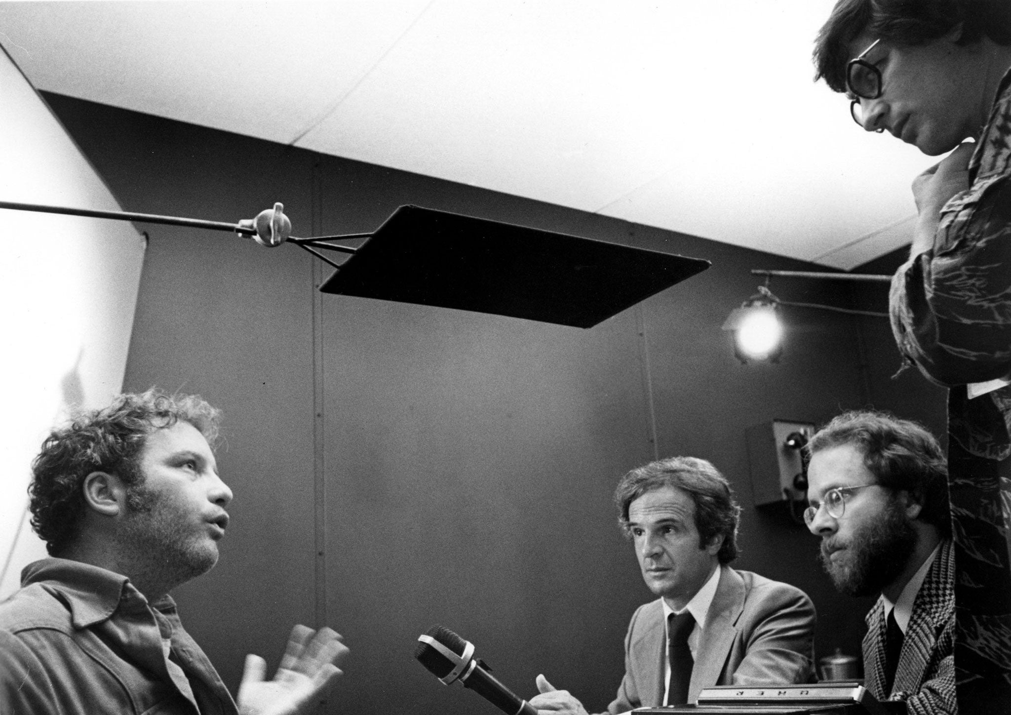 Balaban (sitting, right with Francois Truffaut) in 'Close Encounters of the Third Kind'