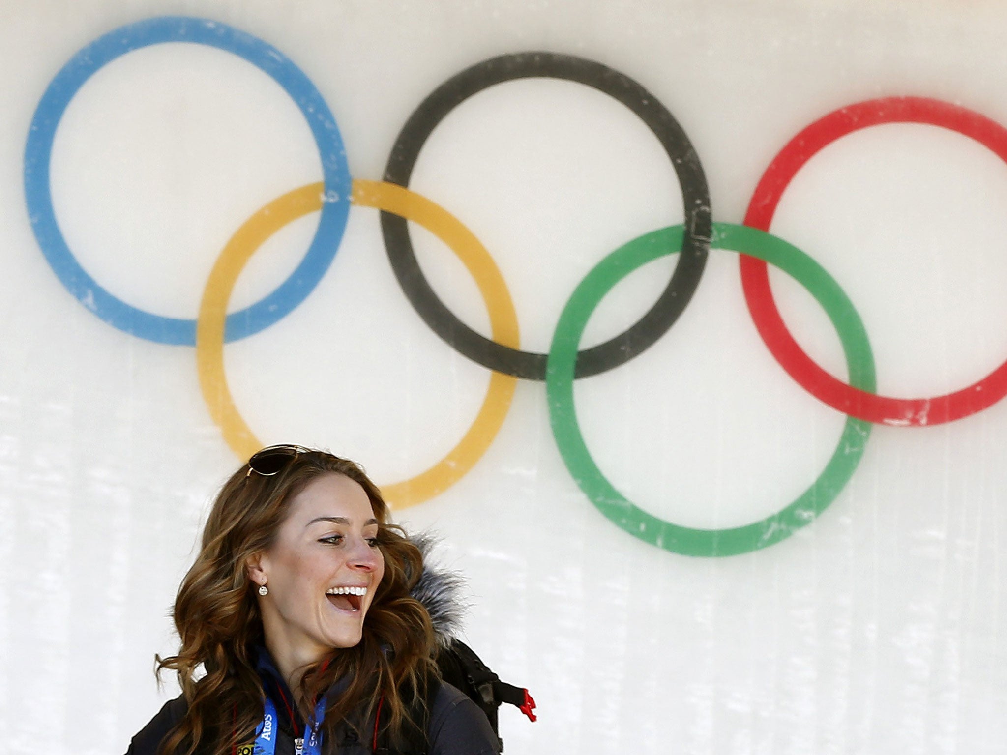 Britain's skeleton pilot and gold medallist Amy Williams, who will be making her broadcast debut at the 2014 Winter Olympics in Sochi