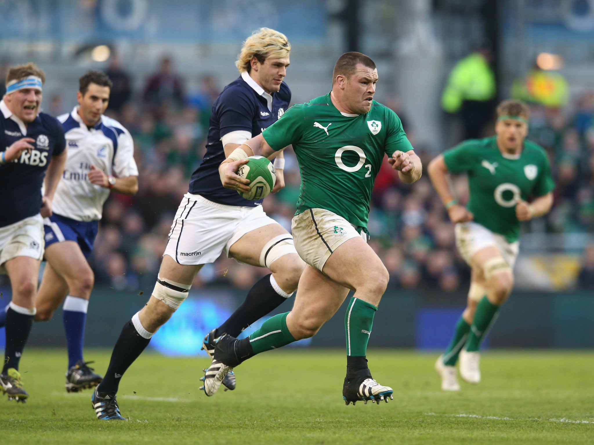 Ireland prop Cian Healy has been praised by his opposite man Adam Jones ahead of Ireland v Wales on Saturday