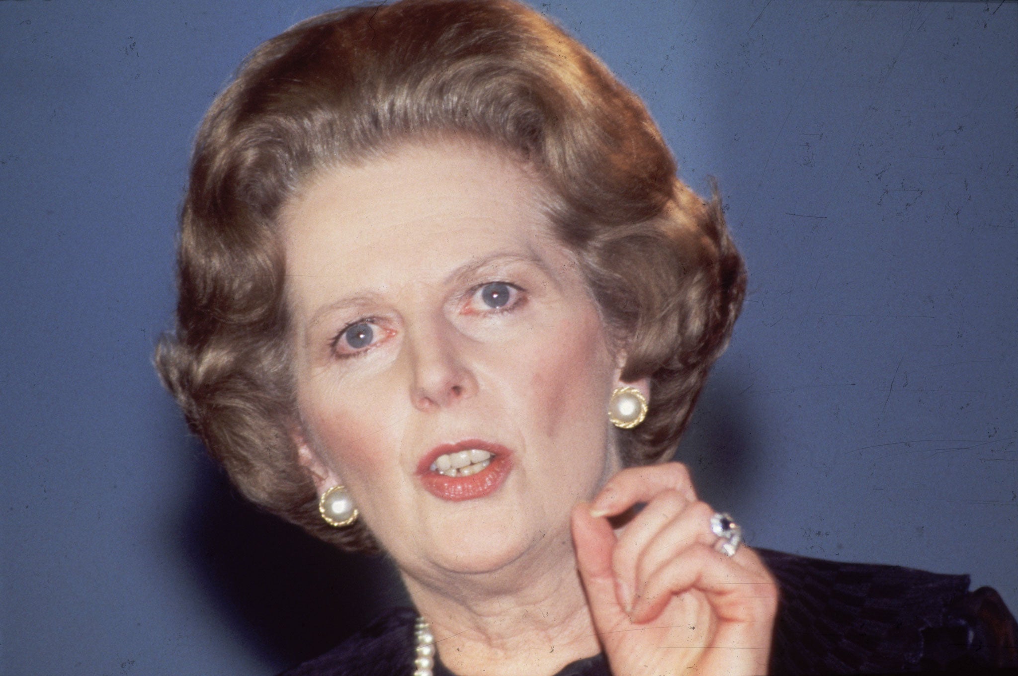 Margaret Thatcher's right-to-buy scheme reduced the stock of social housing, with disastrous consequences (PA)