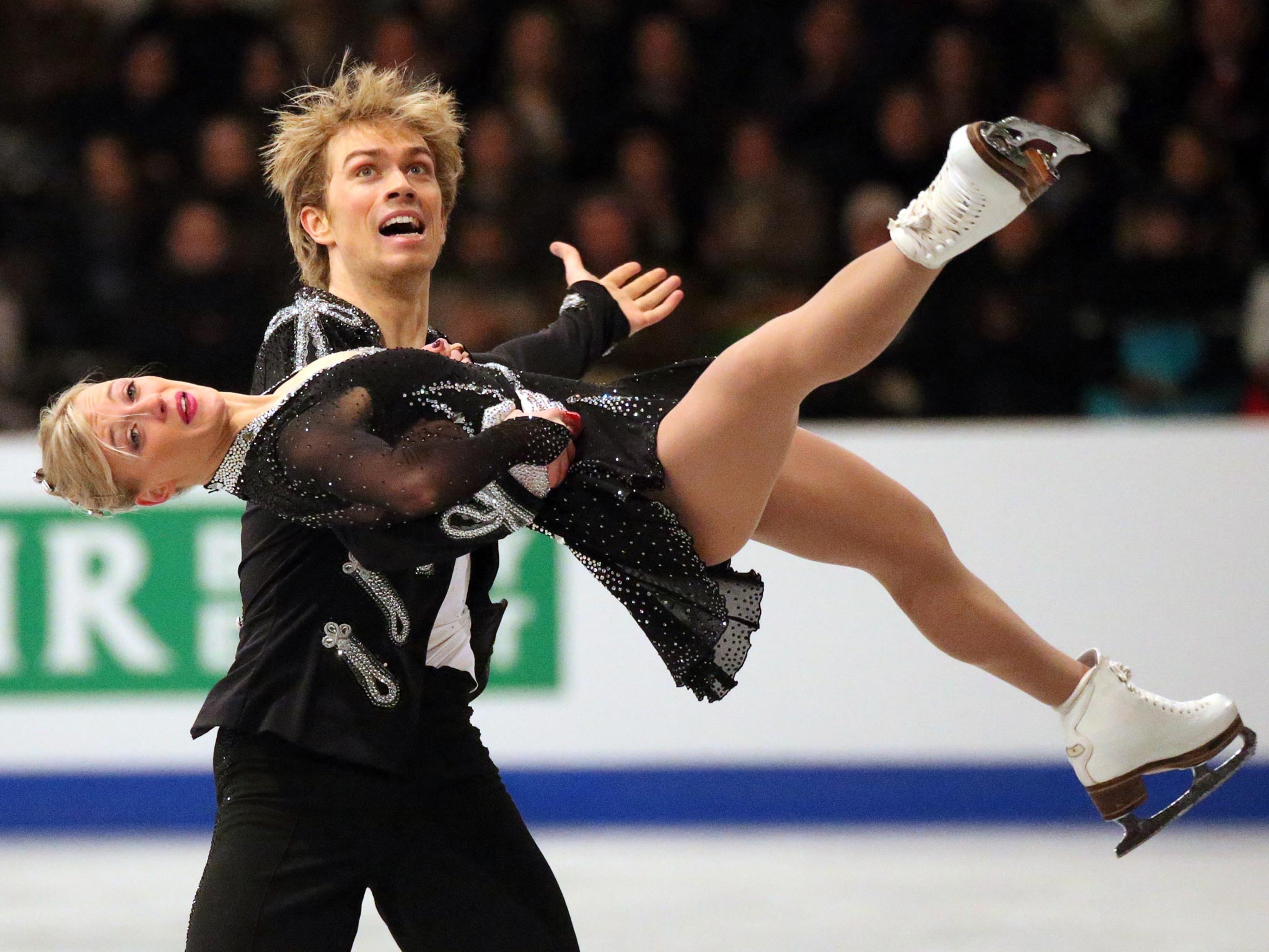 Penny Coomes and Nick Buckland performing earlier this year