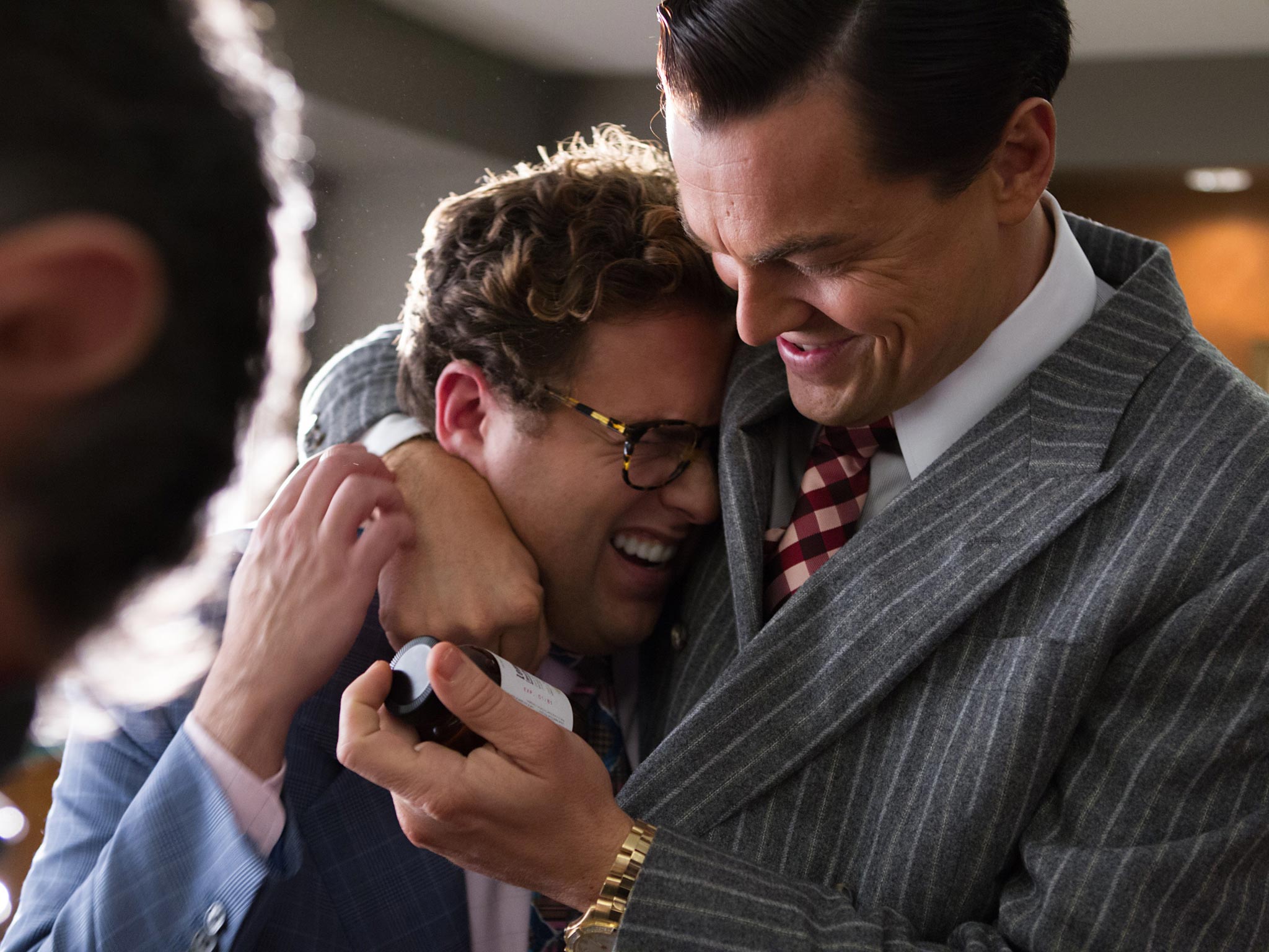 Leonardo DiCaprio in a scene from ‘The Wolf of Wall Street’