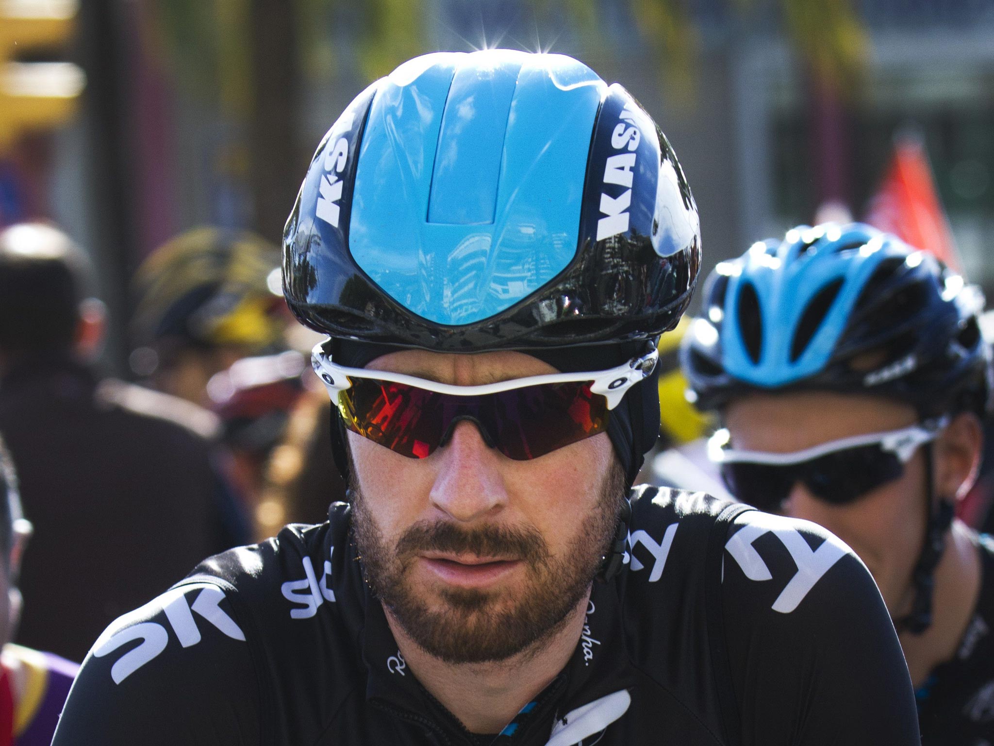 Sir Bradley Wiggins is expected to take part in his first race of 2014 today