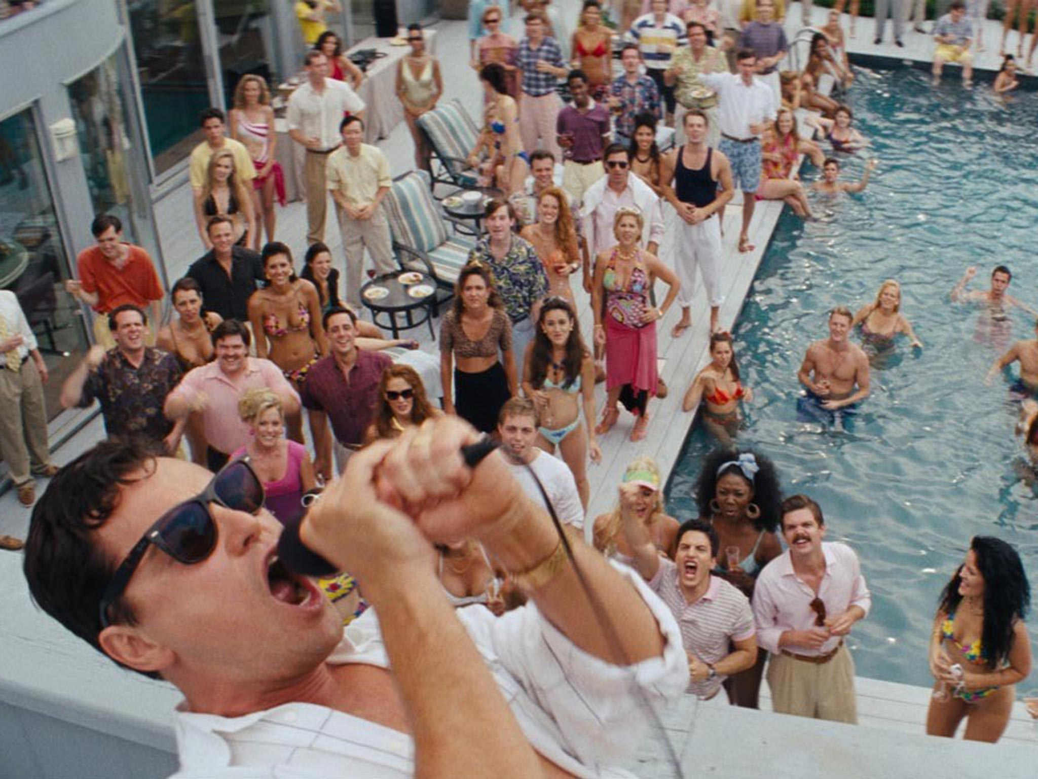 Leonardo DiCaprio as Jordan Belfort in 'The Wolf of Wall Street'