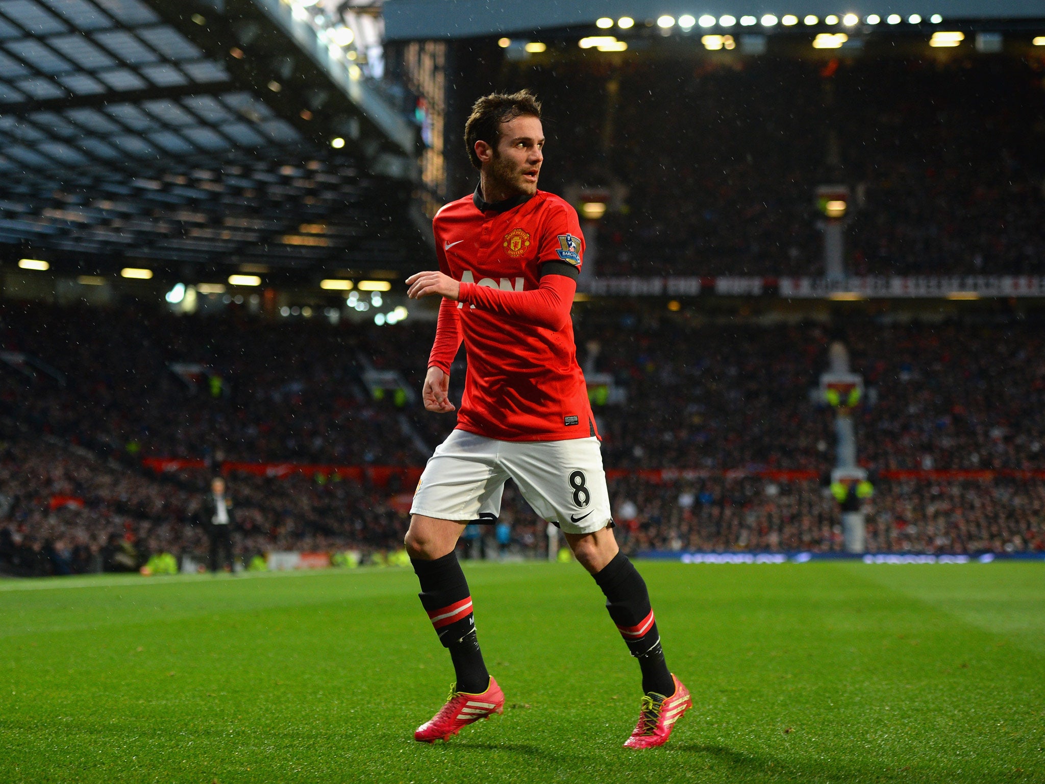 Manchester United midfielder Juan Mata