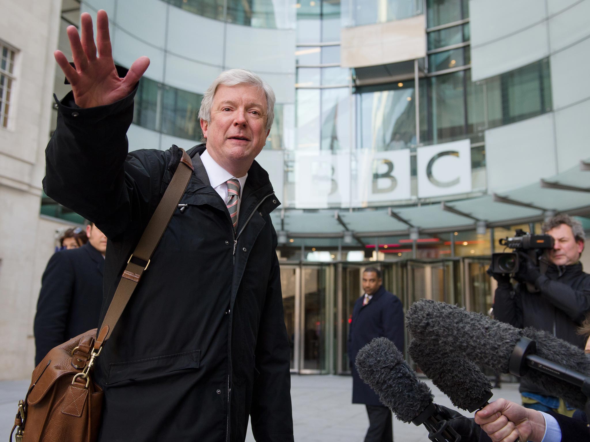 Lord Hall said the BBC World Service had survived and thrived
because of its capacity for change, while remaining true to its
values