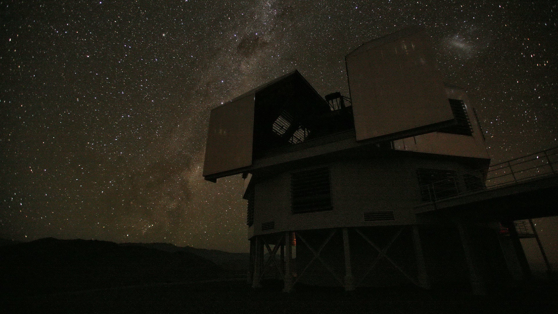 The Magellan Telescope in Chile, where the exact composition of the star was determined.