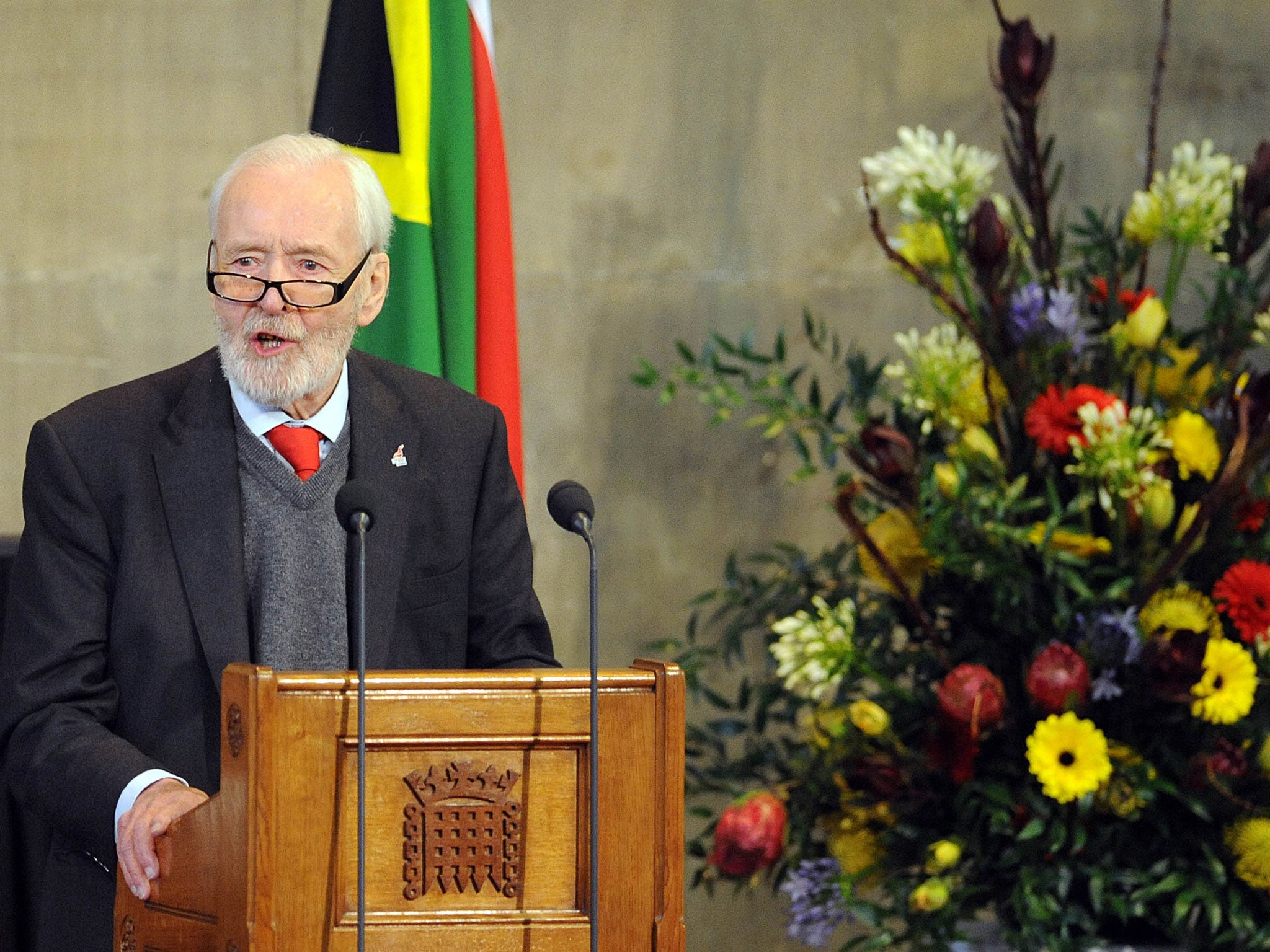 The veteran Labour politician Tony Benn is 'seriously ill' in hospital