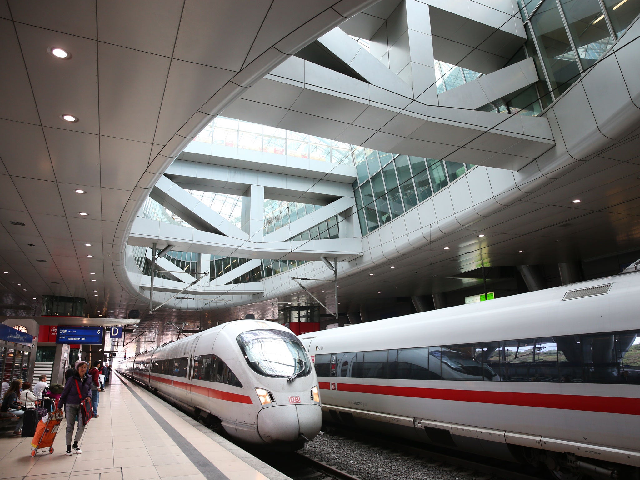 Fast track: high-speed ICE trains form the nation's backbone