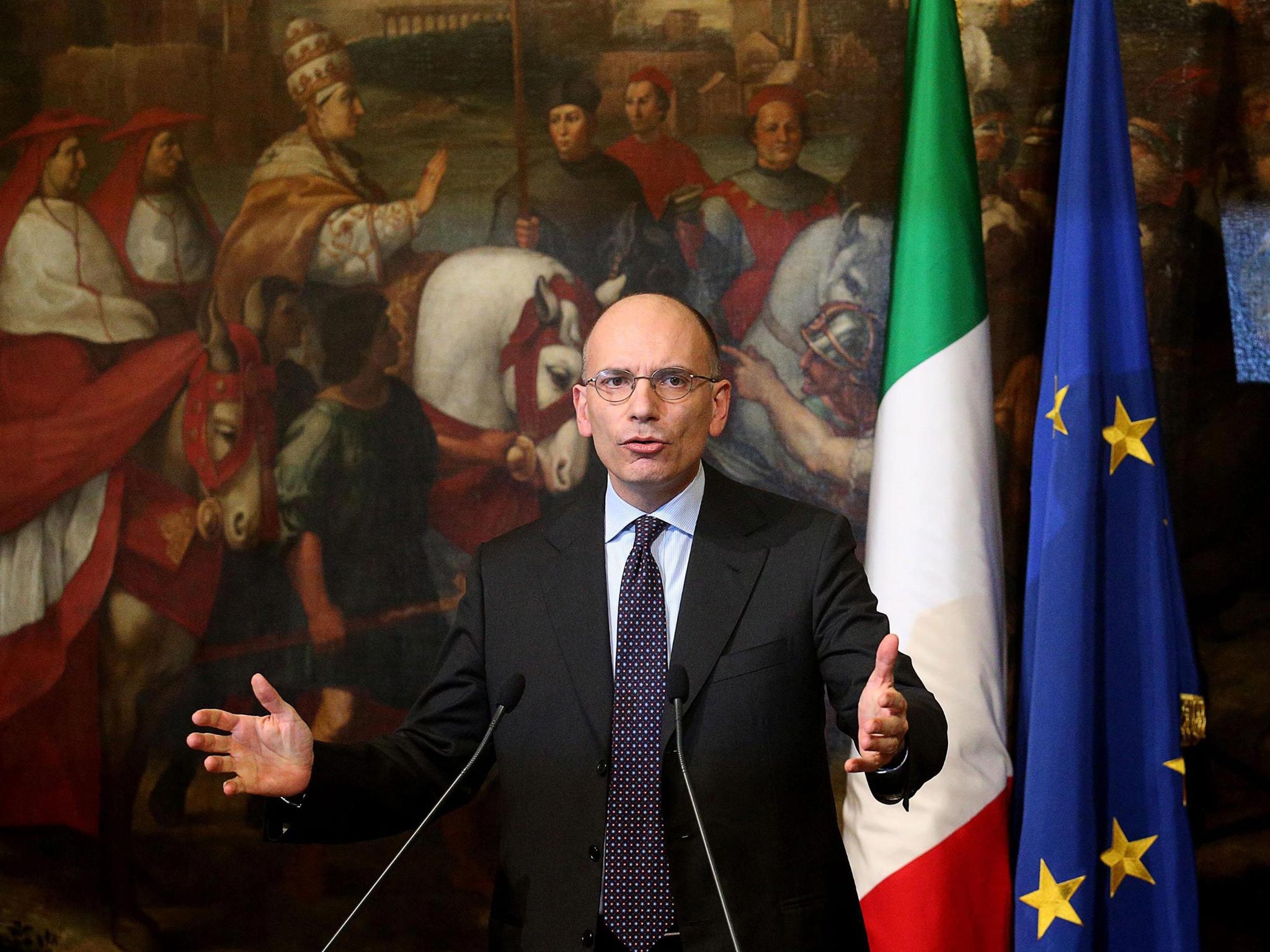 Enrico Letta was Prime Minister of Italy from 2013 to 2014