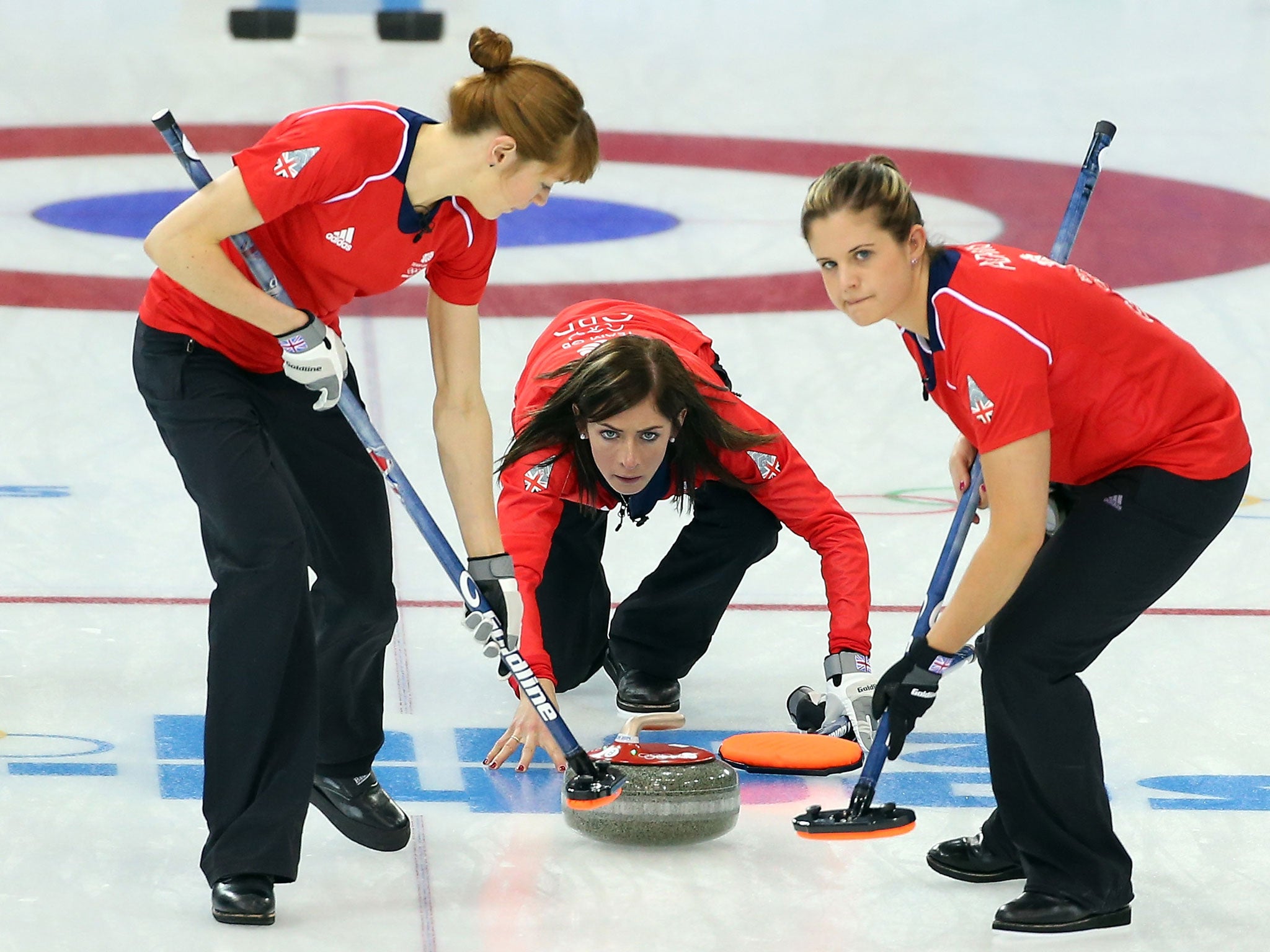 Greta Britain's women's curling team recorded an emphatic 12-3 victory over Japan at the Winter Olympics