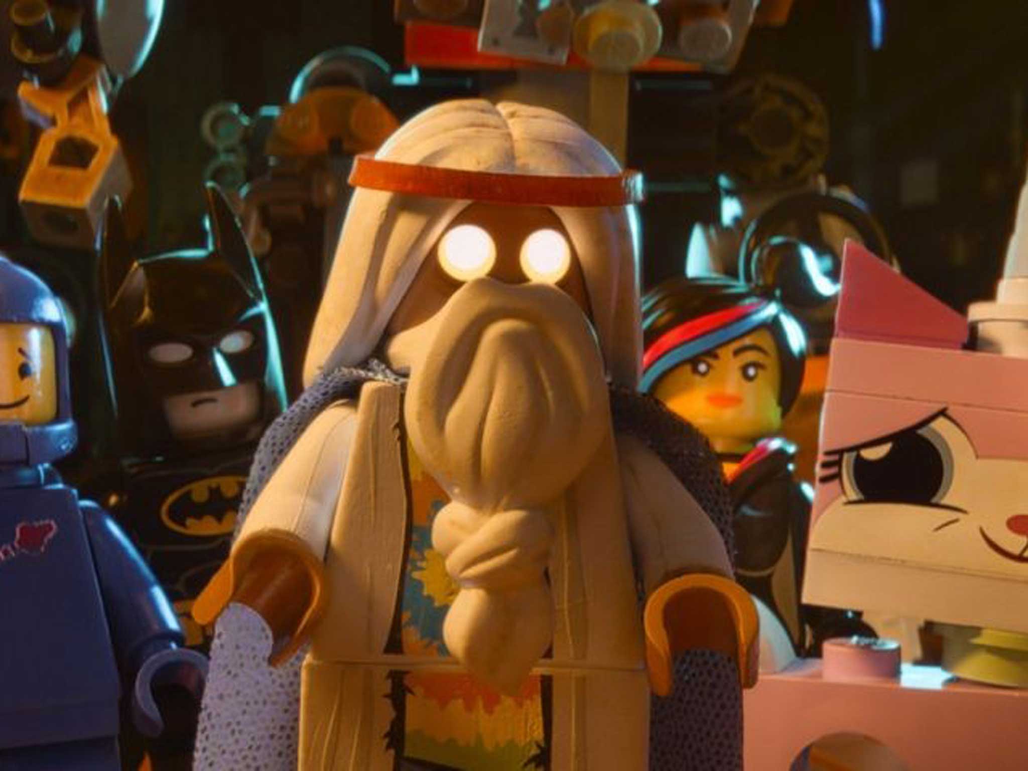 Simply wizard: Morgan Freeman lends his voice as a wizard figure in The Lego Movie