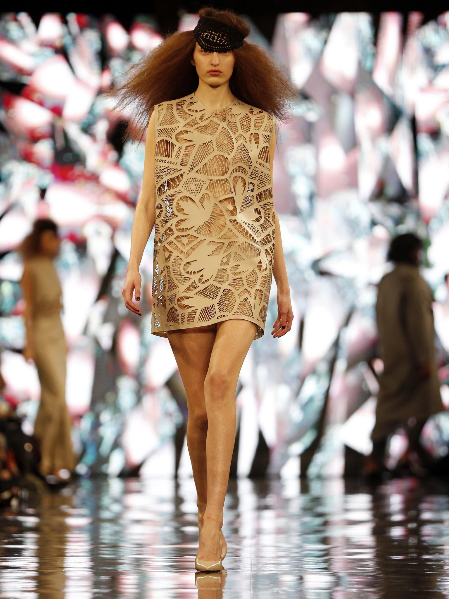 The London College of Fashion MA Show at the Waldorf Astoria Hotel on day one of London Fashion Week yesterday