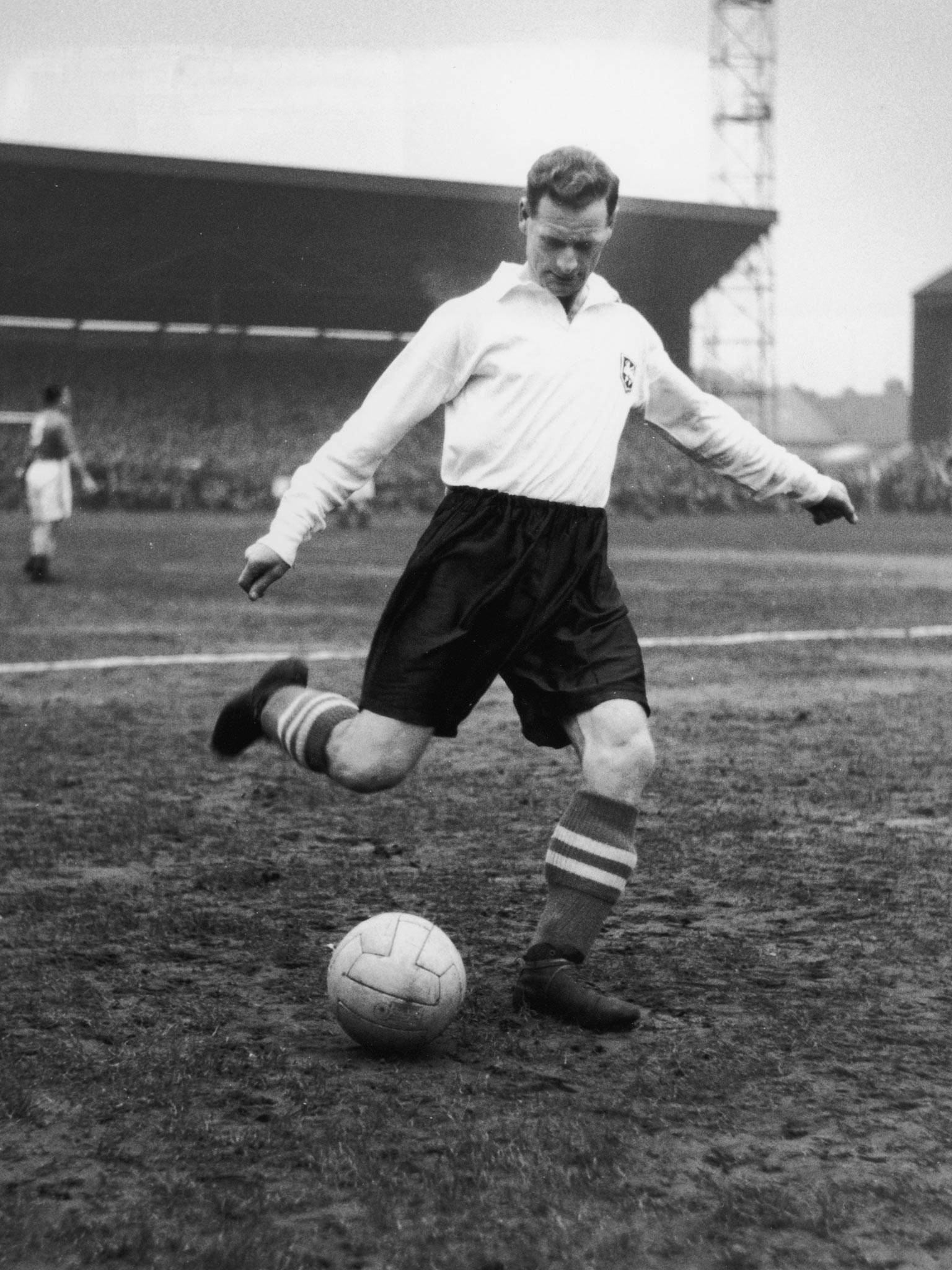 Sir Tom Finney won 76 caps for England, scoring 30 goals